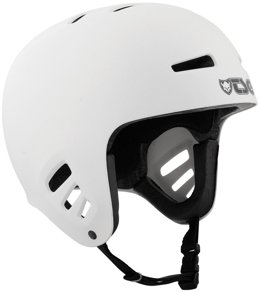 Weiß TSG Helm color (57-59cm) solid Protektoren-Set Dawn TSG L/XL