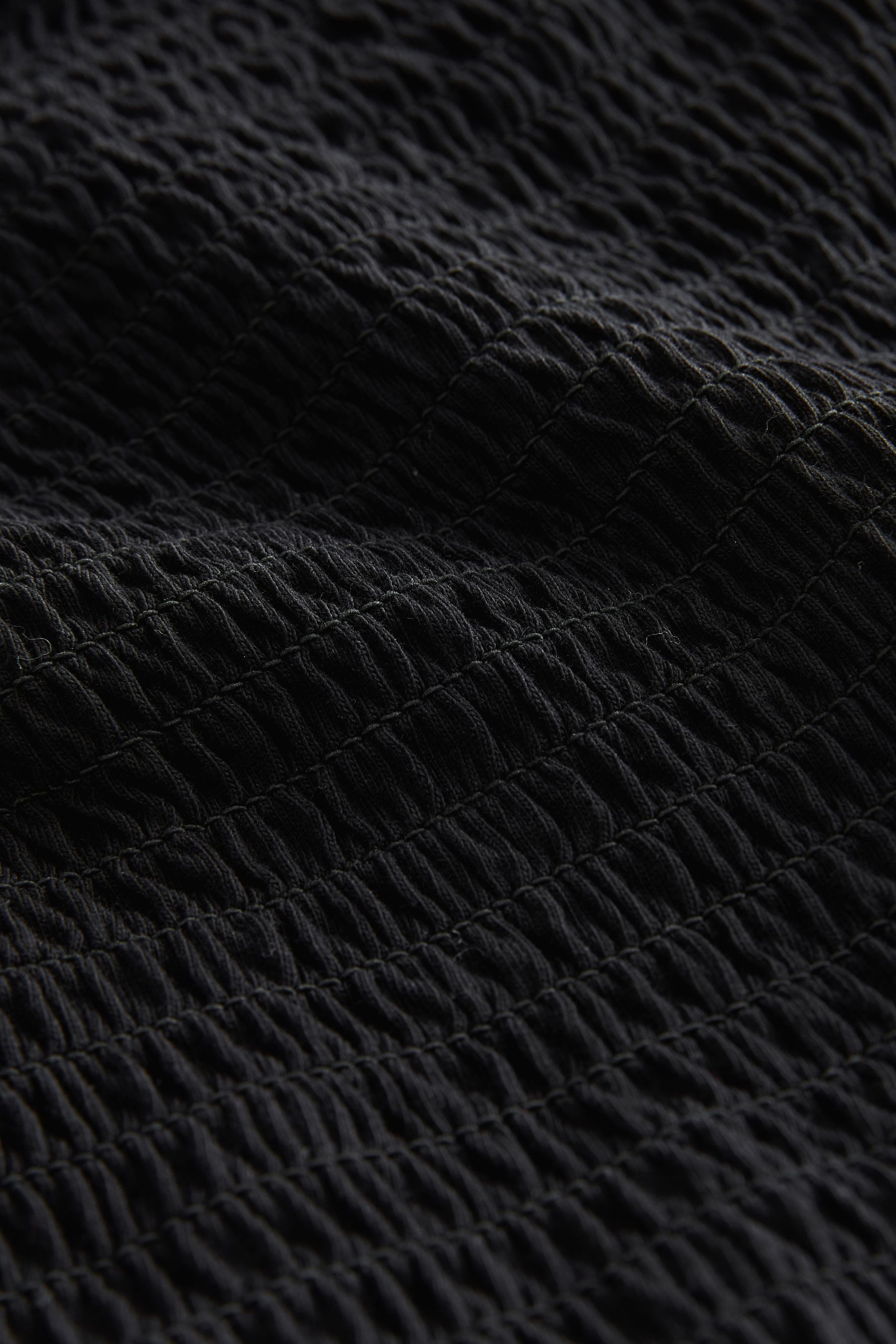 Next Jerseykleid Minikleid mit Ballonsaum und Bandeau-Ausschnitt (1-tlg)