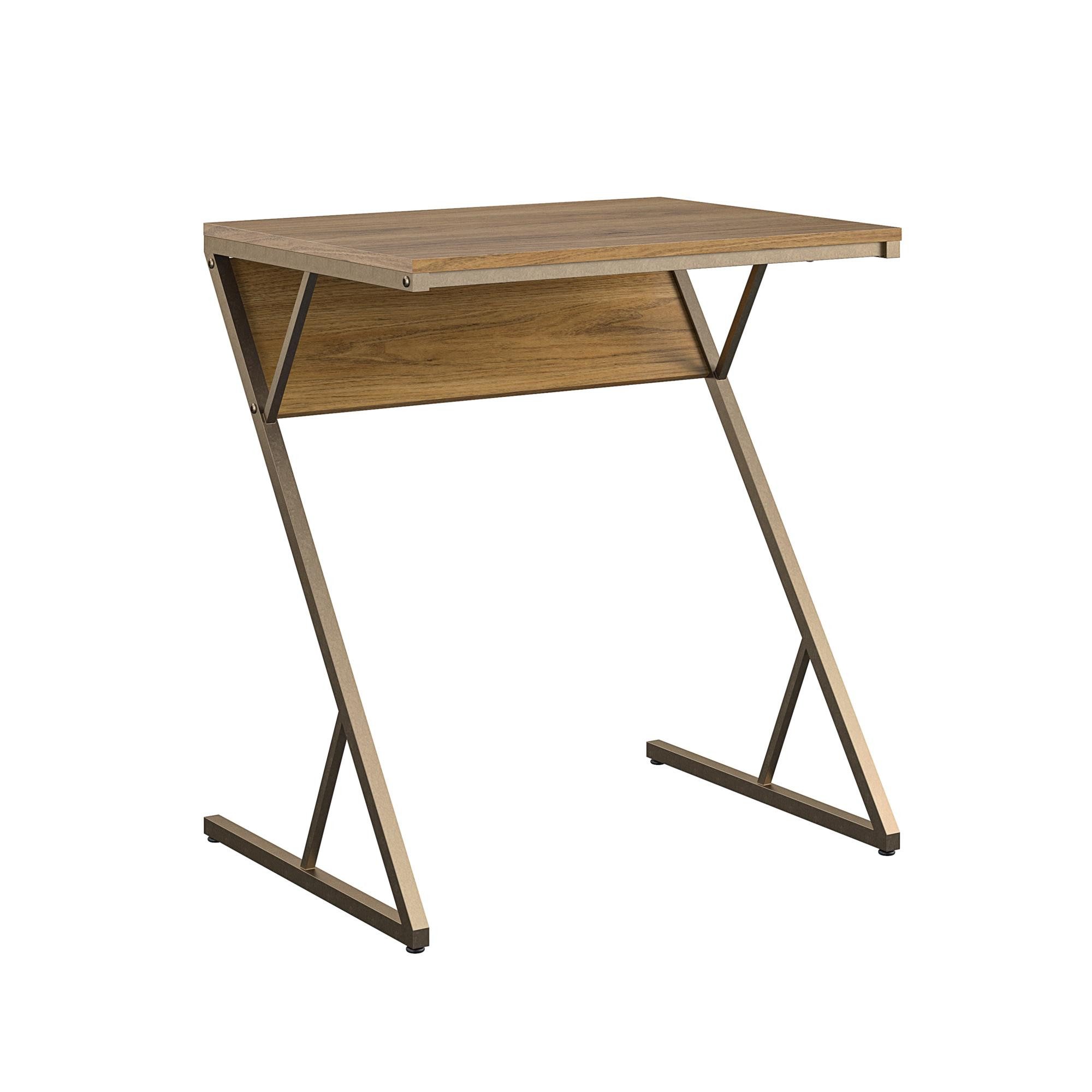loft24 Schreibtisch Regal, Laptoptisch mit Metallgestell günstig online kaufen