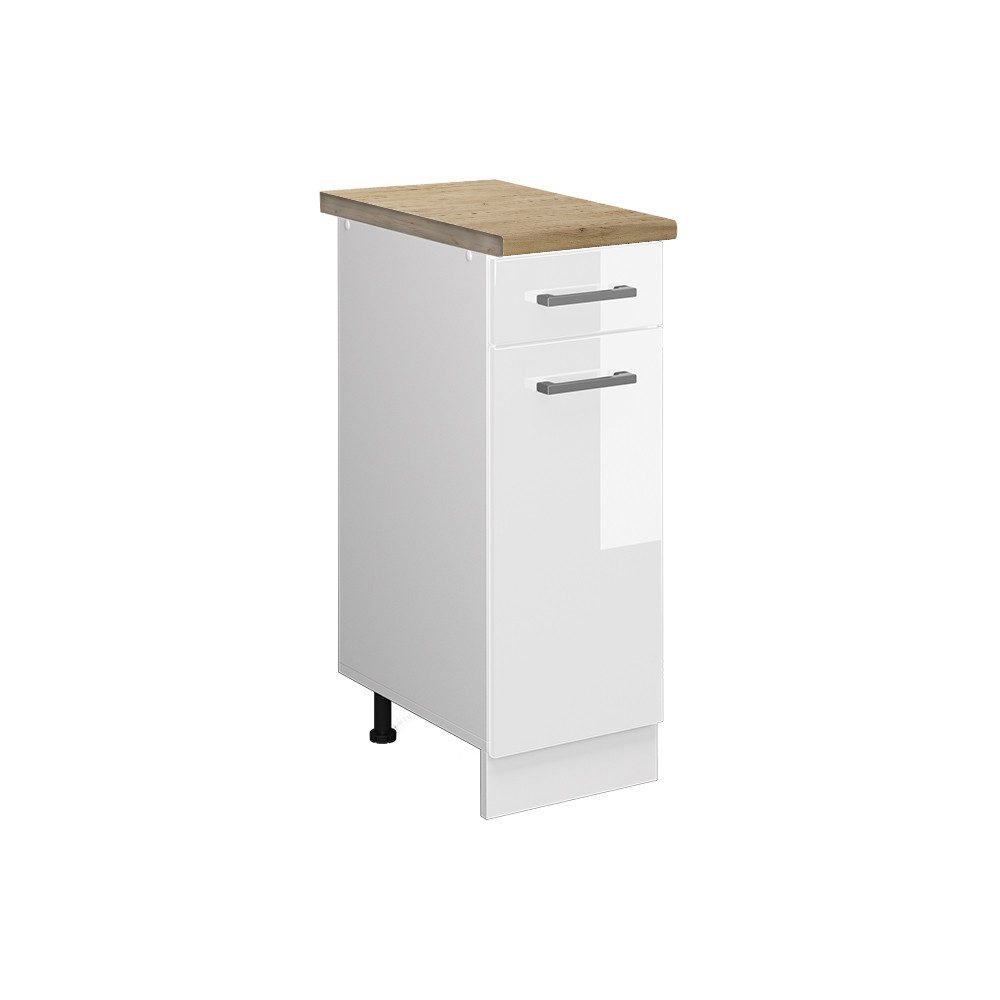 Vicco Unterschrank R-Line, Weiß Hochglanz/Weiß, 30 günstig online kaufen