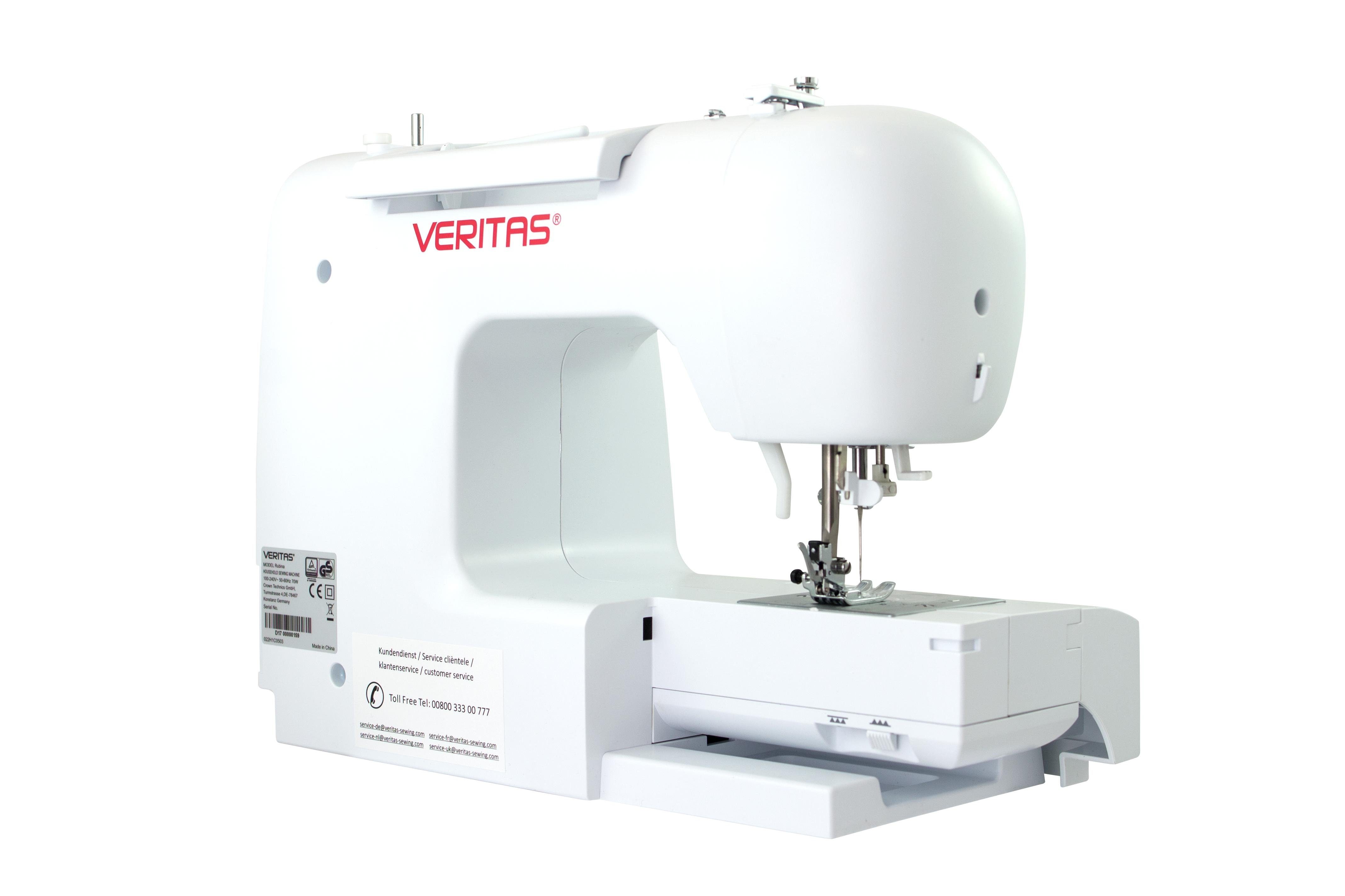 Veritas Computer-Nähmaschine Nähmaschine RUBINA, computergesteuert, 100 Programme, 100 Nähprogramme – Bild 4 von 5