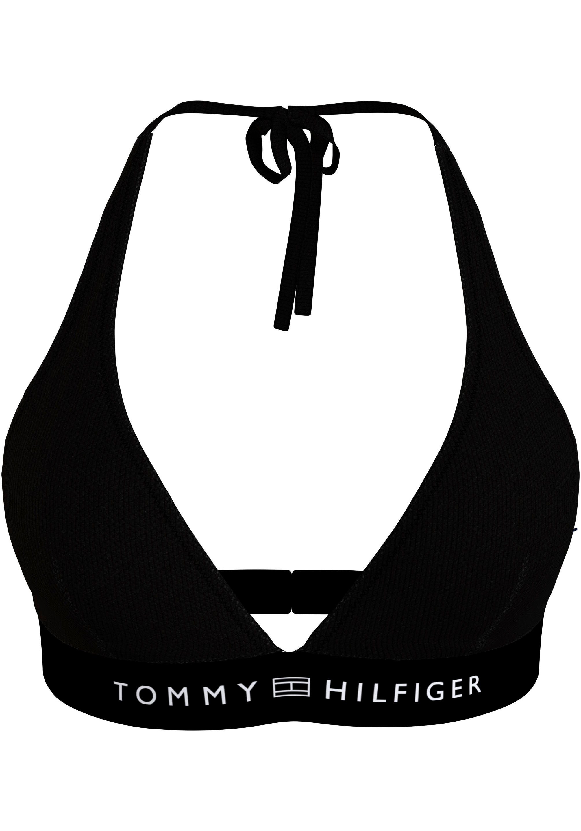 TOMMY HILFIGER SWIMWEAR Triangel-Bikini-Top TRIANGLE FIXED RP mit Logoschriftzug mehr