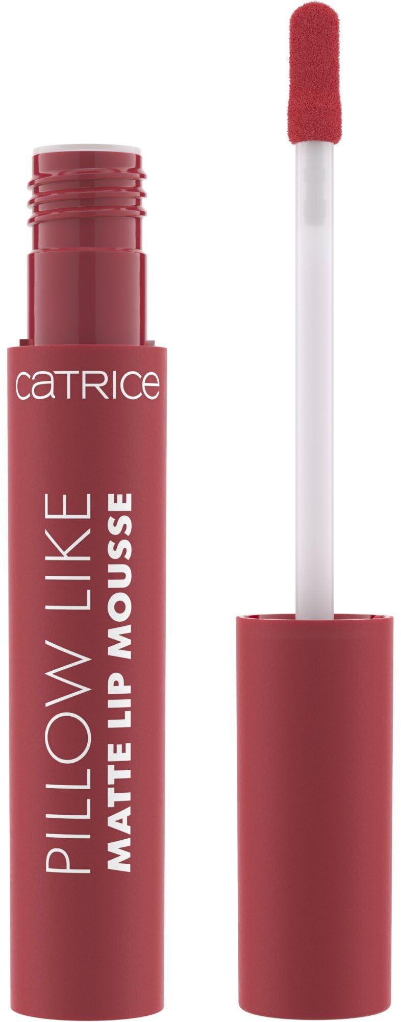Catrice Lippenstift PILLOW LIKE MATTE LIP MOUSSE, Soft-Focus-Effekt für perfekt gepflegte Lippen, kein Lipliner nötig