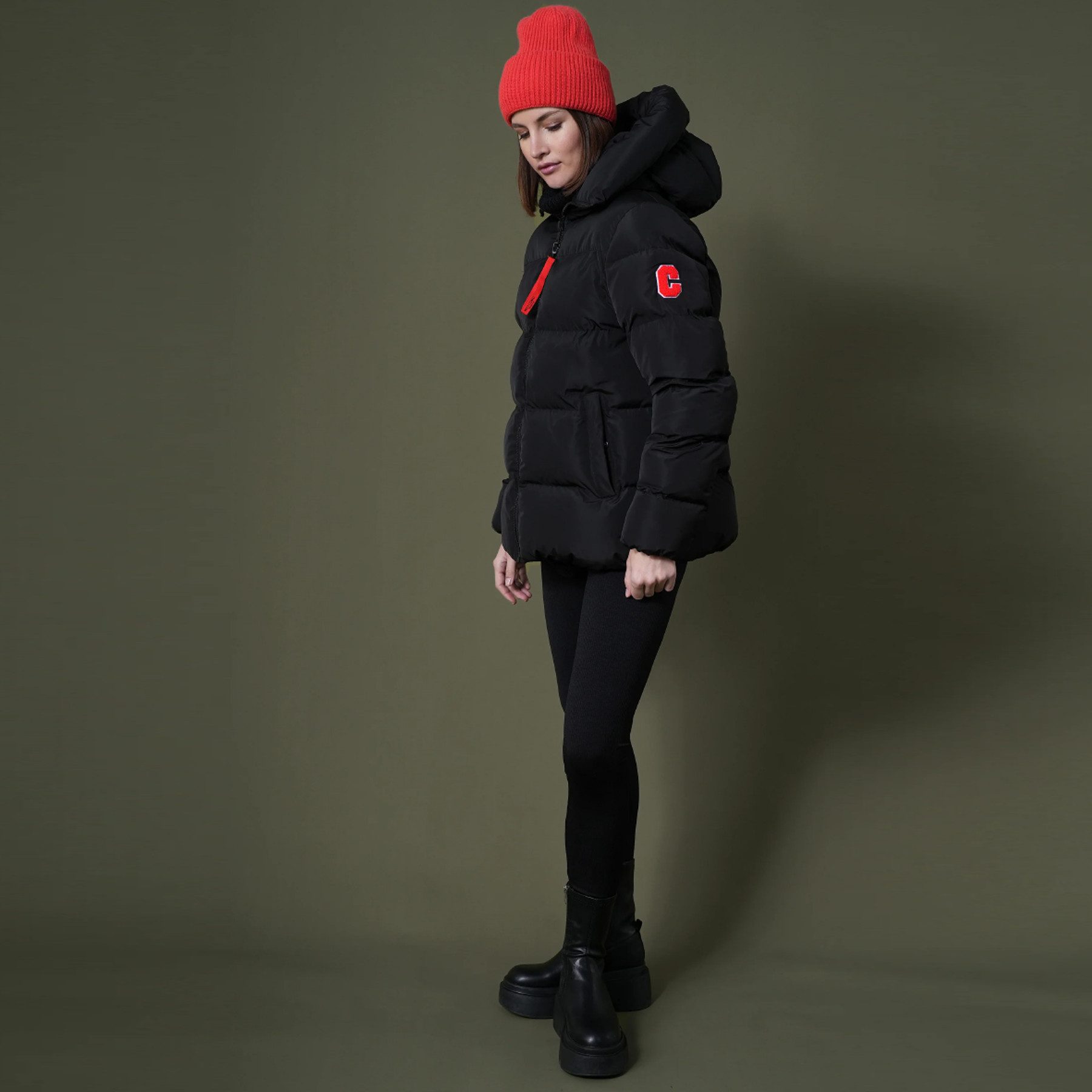 No.1 COMO Steppjacke Jacke DAVOS mit Kapuze günstig online kaufen