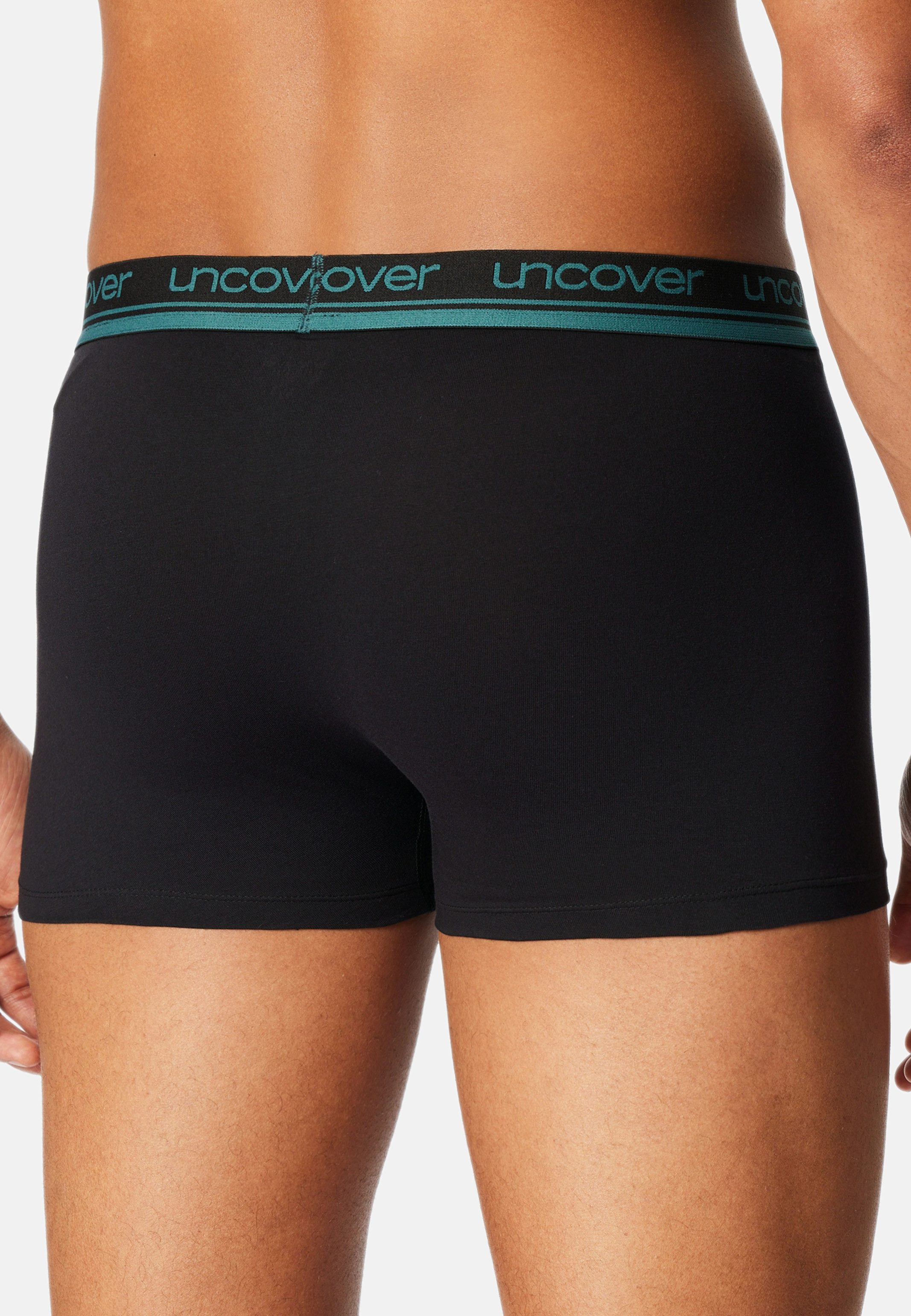 uncover by SCHIESSER Retro Boxer 6er Pack Cotton (Spar-Set, 6-St) Retro Short / Pant - Baumwolle - ohne Eingriff - Atmungsaktiv
