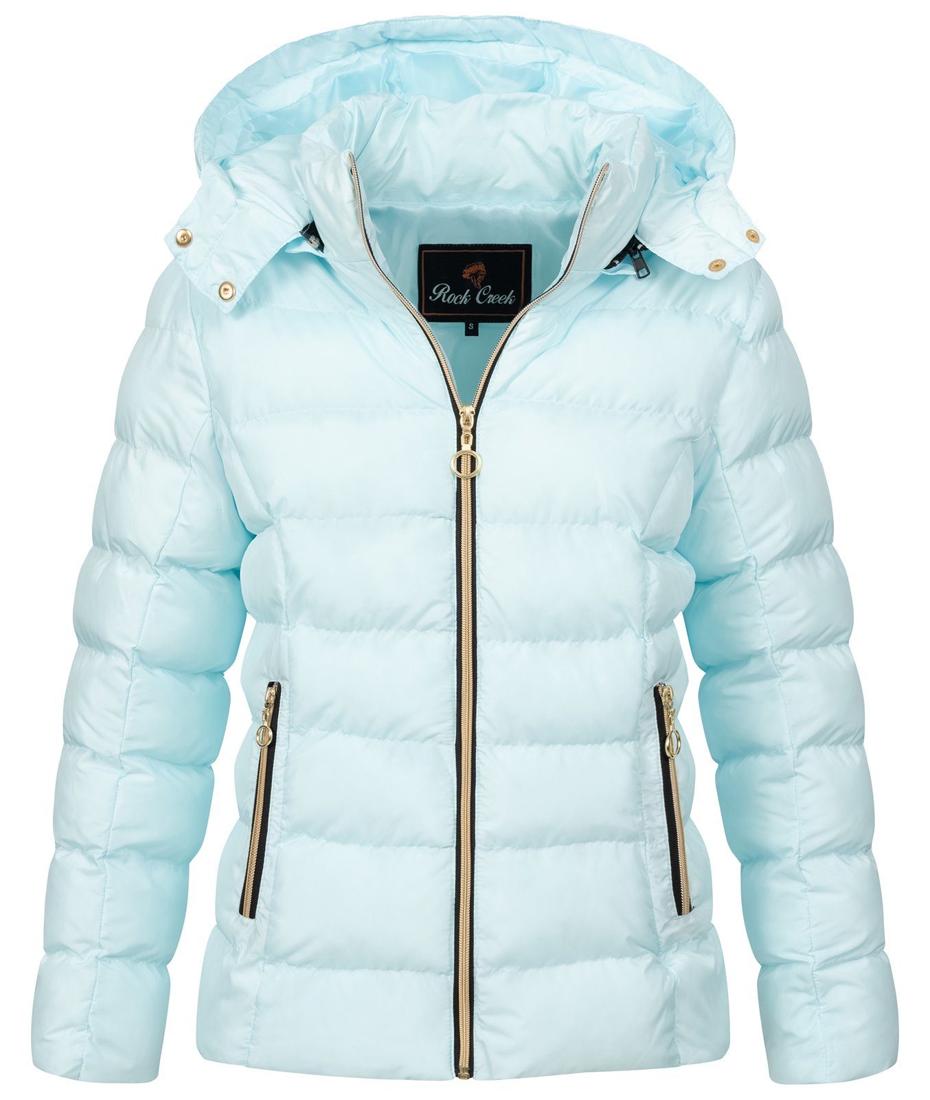 Rock Creek Steppjacke Damen Steppjacke mit Kapuze D-489