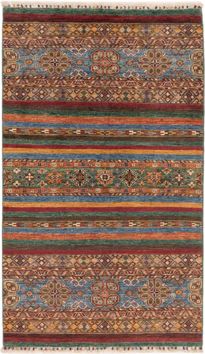 Orientteppich Arijana Shaal 90x149 Handgeknüpfter Orientteppich, Nain Trading, rechteckig, Höhe: 5 mm