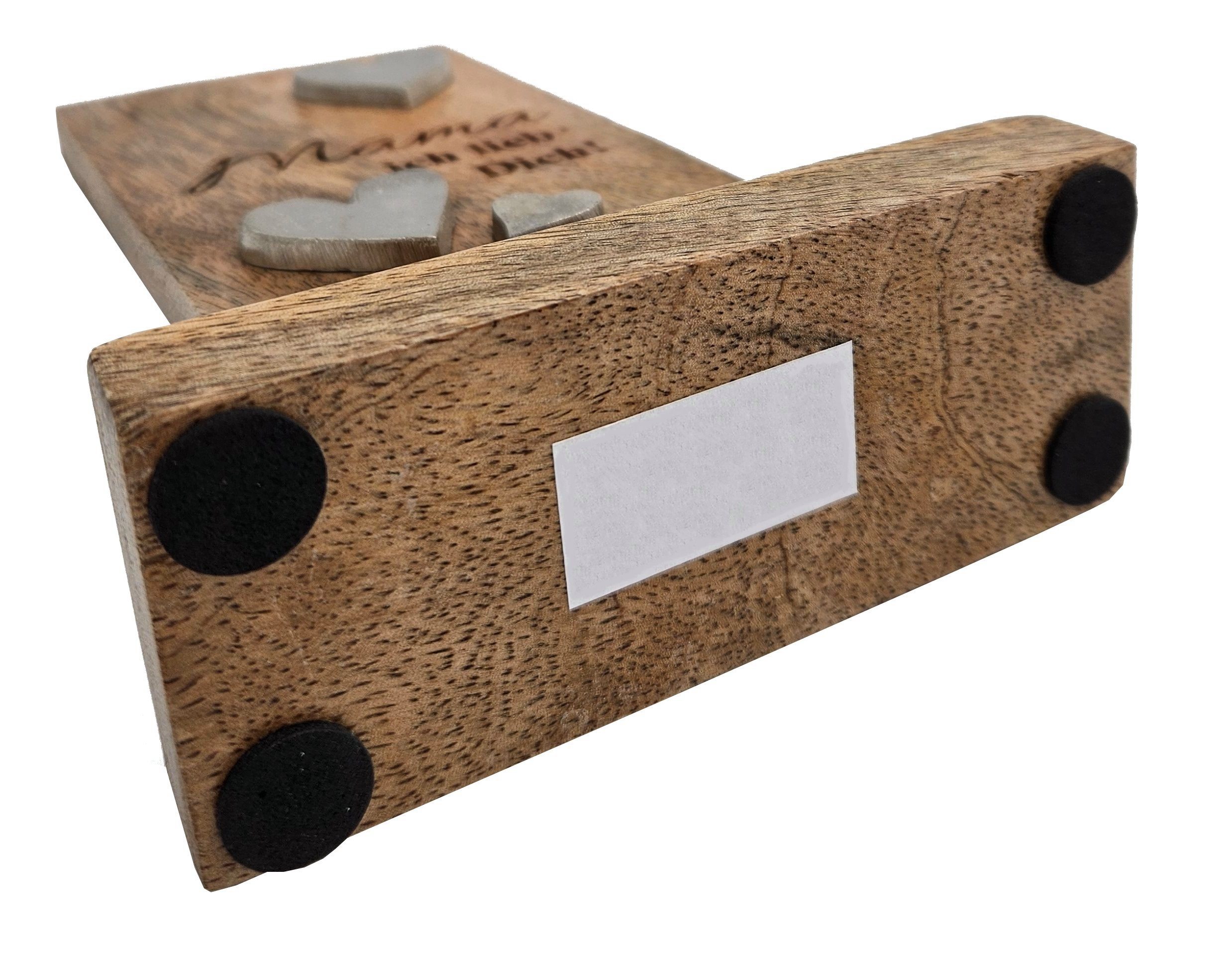 Meinposten Deko-Schriftzug Holzschild MAMA Holztafel Geschenk Mutter Höhe 2 günstig online kaufen