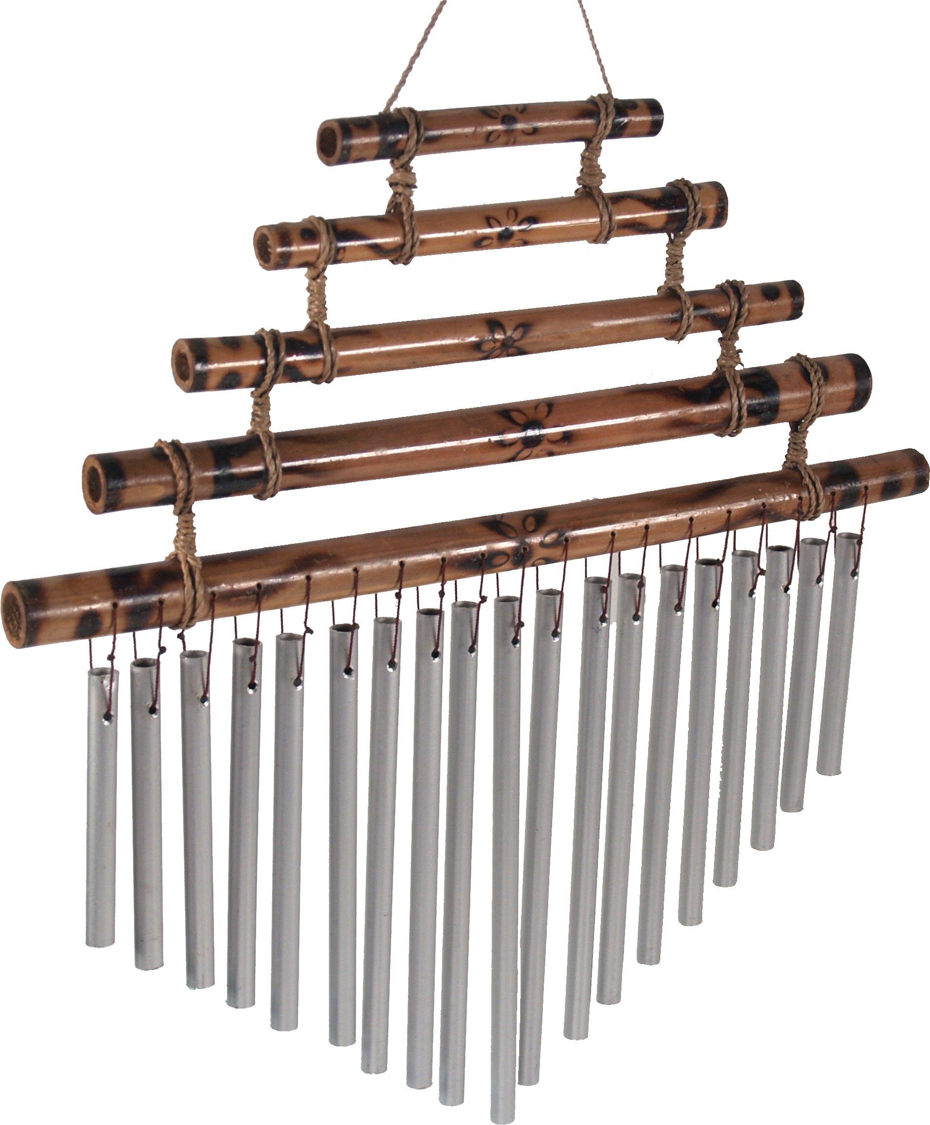 Guru-Shop Windspiel Aluminium Klangspiel, exotisches Windspiel mit..