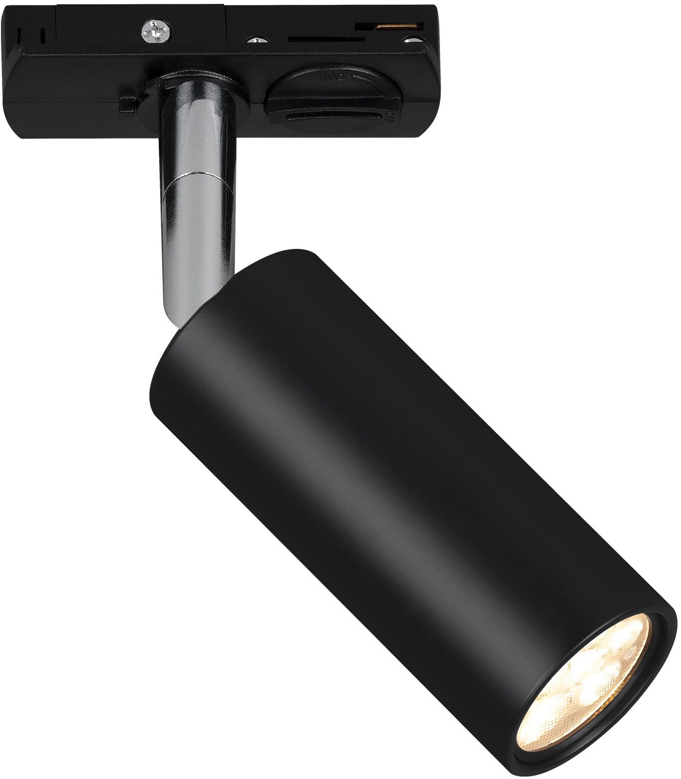 Briloner Leuchten Schienensystem-Leuchten RAIL, ohne Leuchtmittel, LED Spotlight 40x100 mm Schwarz 5,5W Schienensystem Rail Büro