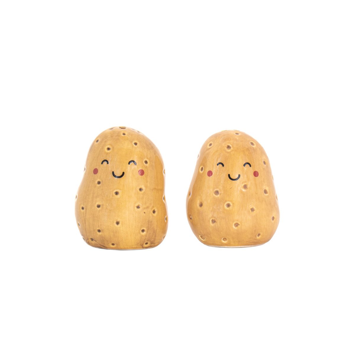 Sass & Belle Salz- / Pfefferstreuer Kartoffel, (Dolomit, 2-tlg), Potato, ca. 4 x 6 x 4,5 cm