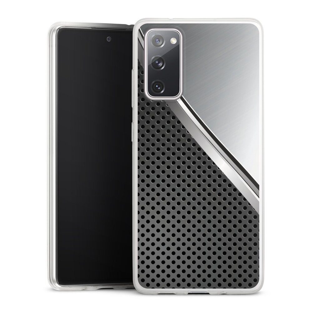 Handyhülle Carbon Stahl Metall Duo Metal Surface