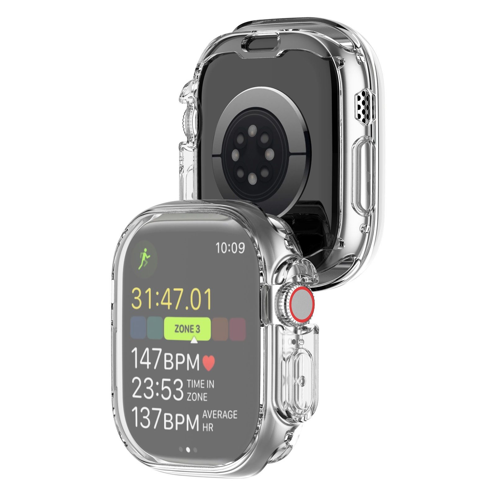 Protectorking Schutzfolie Schutzhülle für Apple Watch Ultra 1 & 2 49 mm Smartwatch Displayschsch, (1-Stück), ANTI-SCHMUTZ – Bild 2 von 5