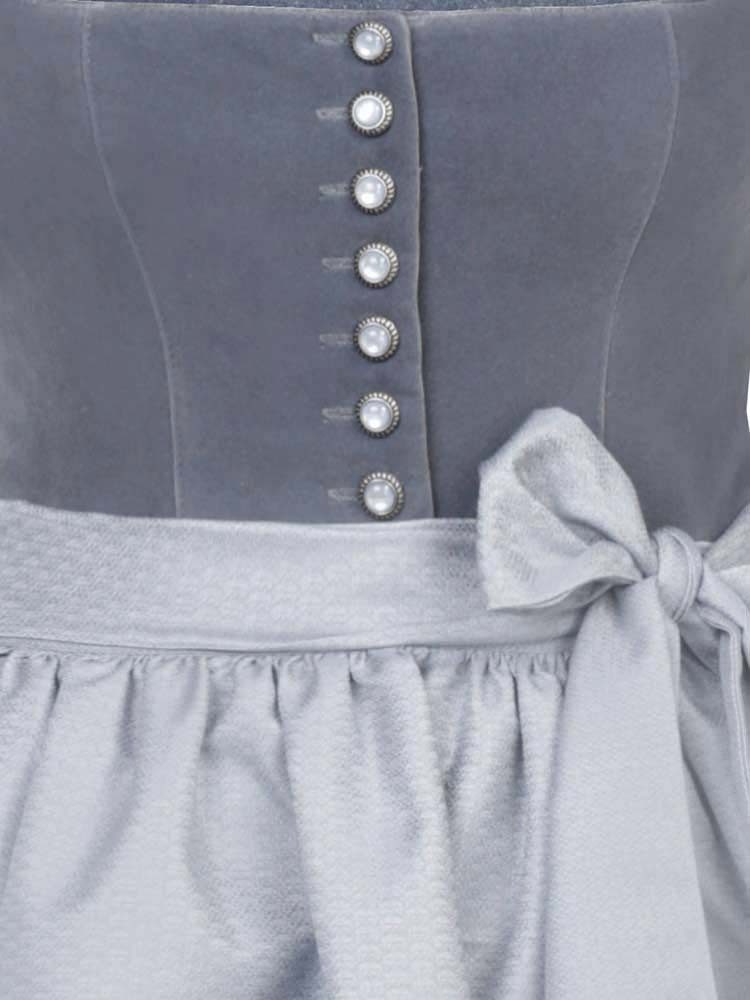 MarJo Dirndl Dirndl Marlene 70cm Länge light denim