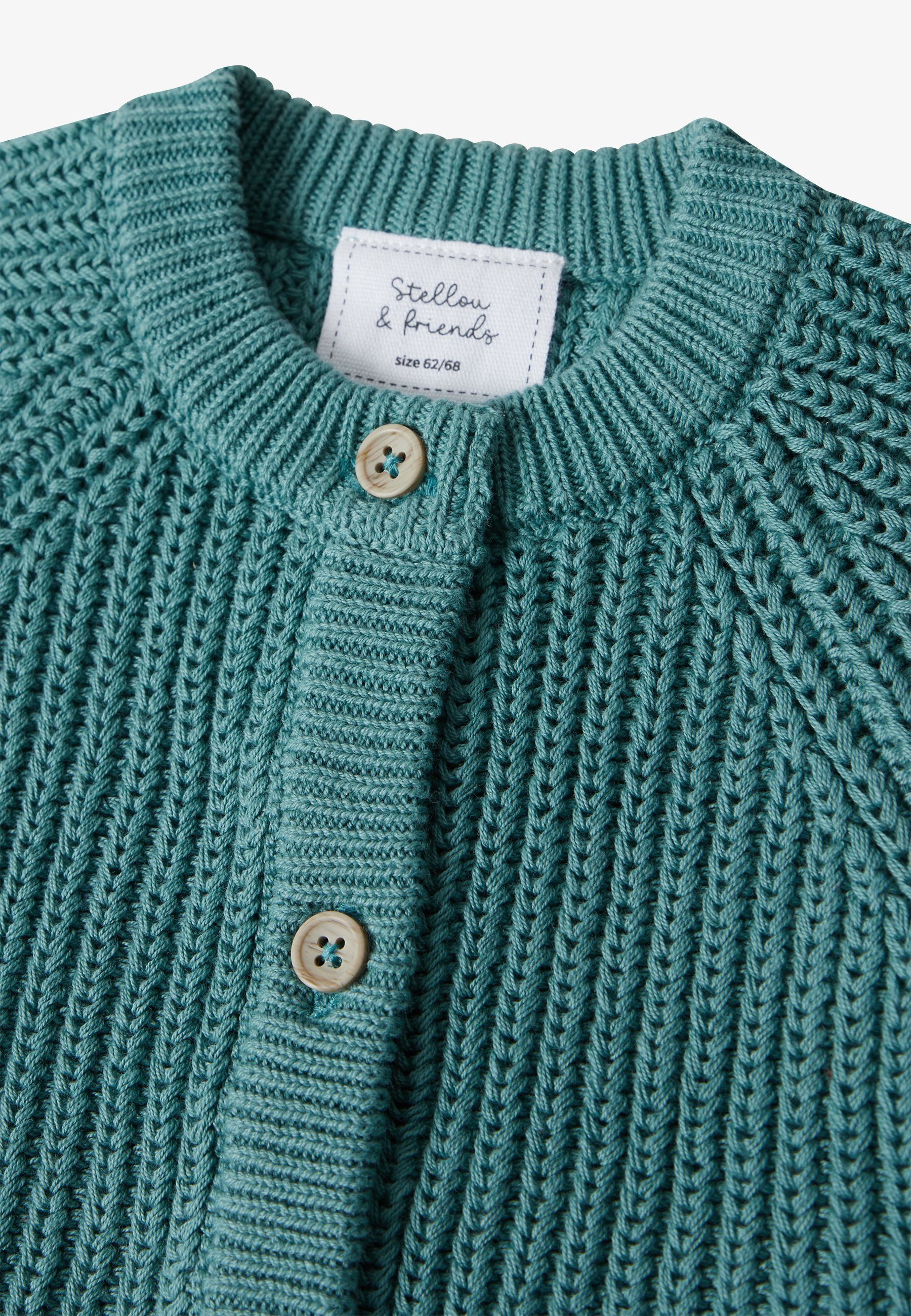 Stellou & friends Strickjacke Gerippter Cardigan Gerippter Cardigan – Bild 3 von 3