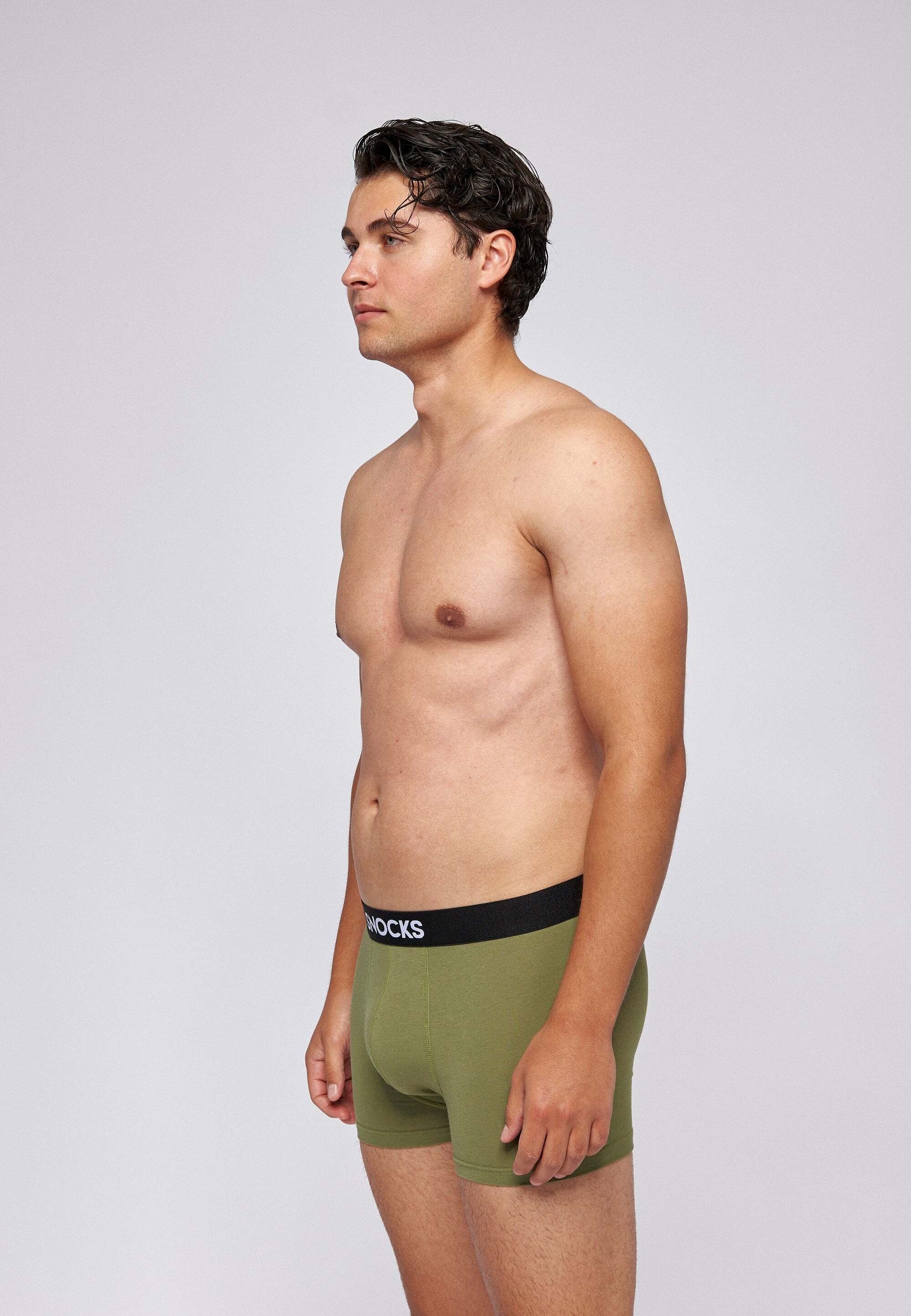SNOCKS Boxershorts Enge Pants Herren Unterhose (6-St) aus Bio-Baumwolle, ohne kratzenden Zettel – Bild 5 von 5