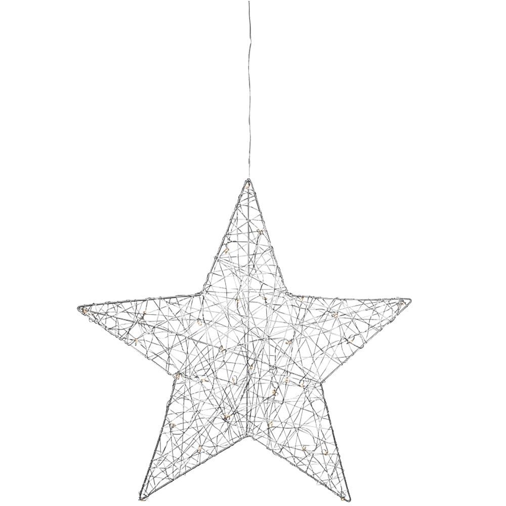 matches21 HOME & HOBBY Dekolicht Stern Fensterbild Weihnachten Fensterdeko beleuchtet Timer, LED, fest integriert, warmweiß