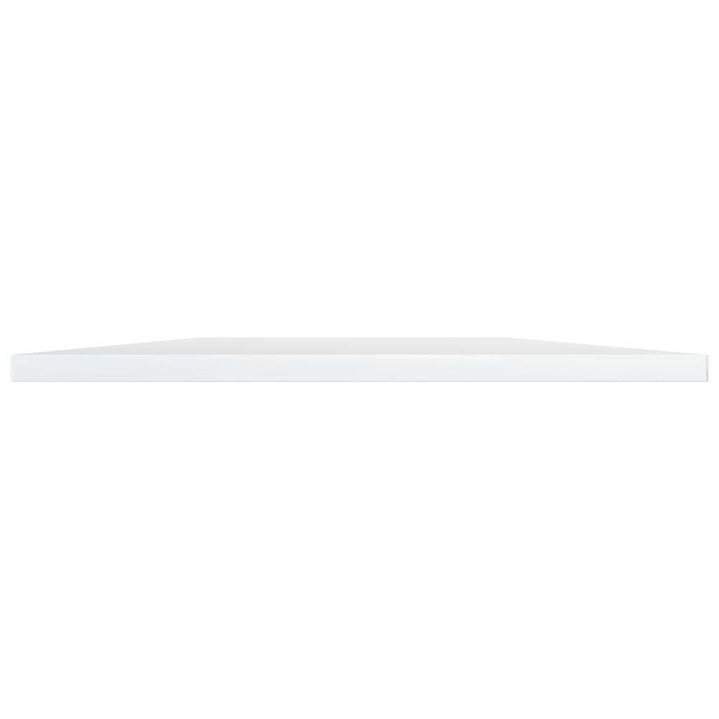 vidaXL Einlegeboden in Hochglanz-Weiß. Abmessungen (LxBxH) 50x40x1,5 cm (8er-Set)