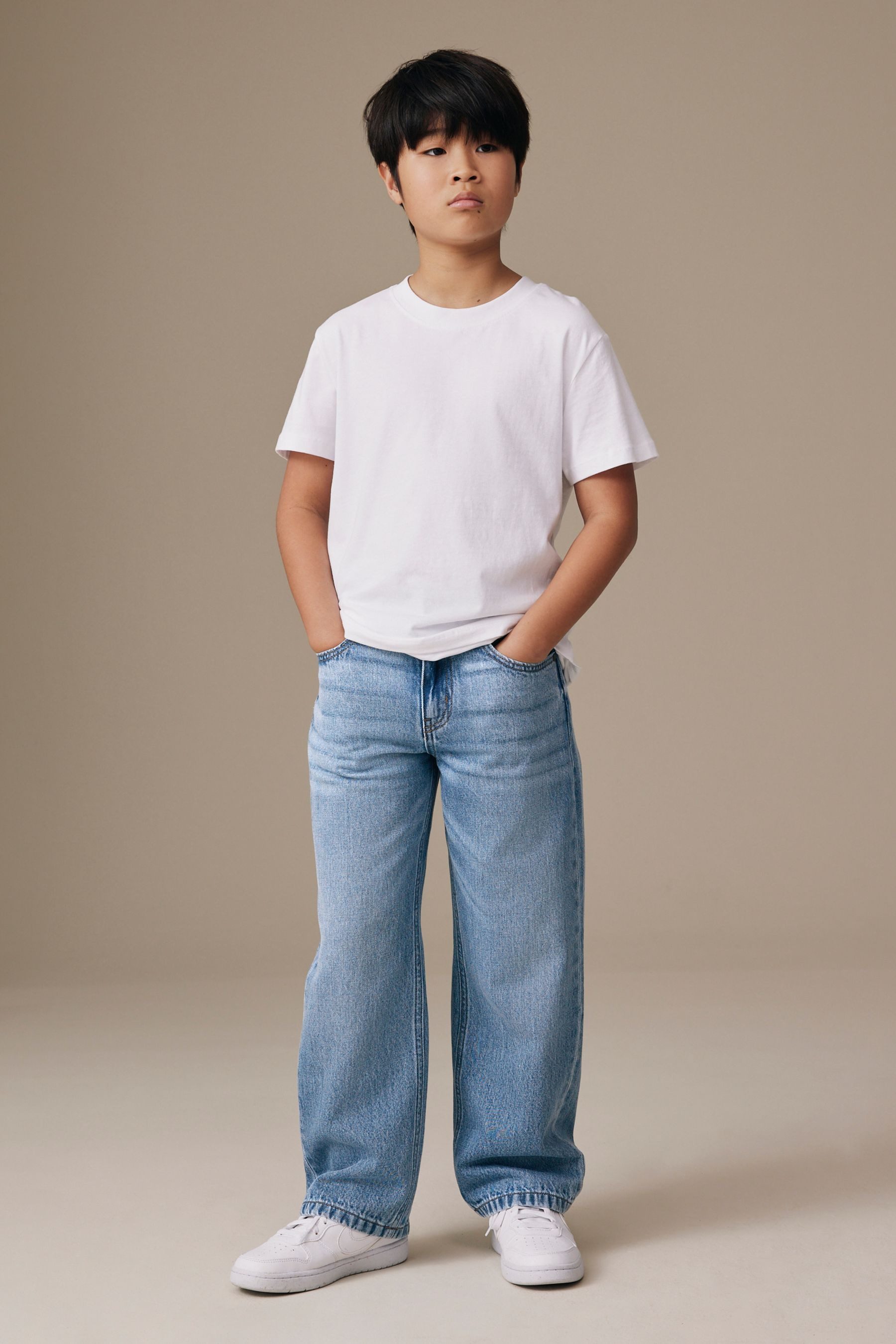 Next Weite Jeans Jeans mit durchgehendem Print (1-tlg) – Bild 5 von 5