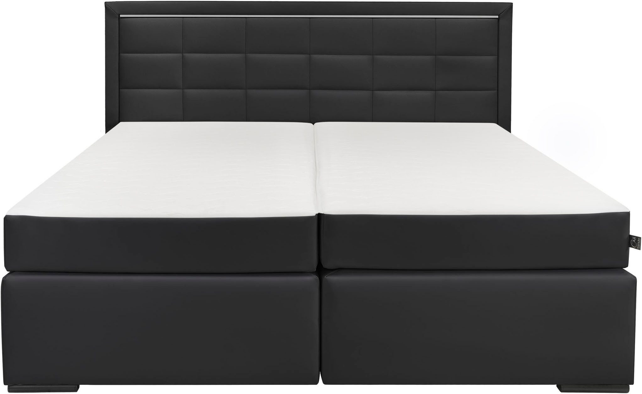 COLLECTION AB Boxspringbett 30 Jahre Jubiläums-Modell Athena, in H2,H3 & H4, wahlweise mit LED-Leiste