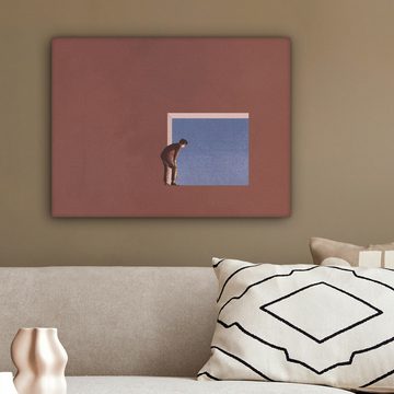 OneMillionCanvasses® Leinwandbild Mensch - Jahrgang - Design, (1 St), Wandbild Leinwandbilder, Aufhängefertig, Wanddeko 40x30 cm