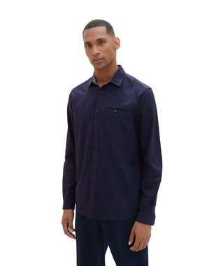 TOM TAILOR Langarmhemd STRUCTURED TWILL (1-tlg)