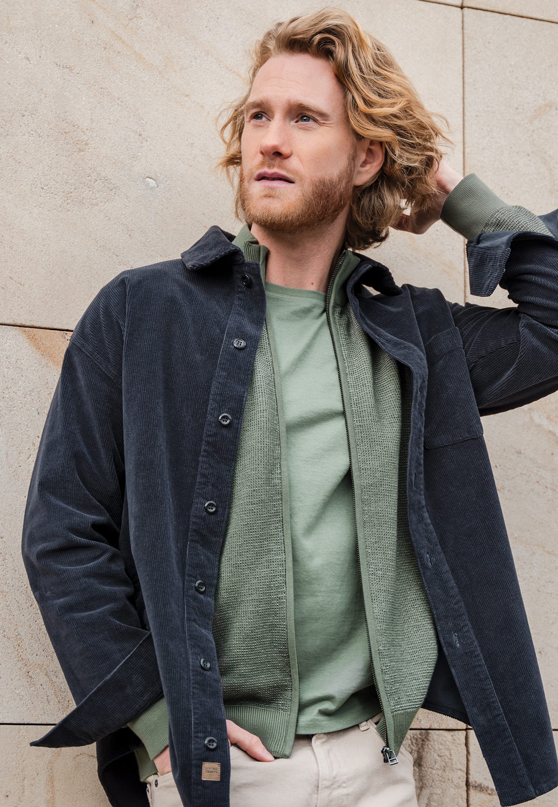 LIVING CRAFTS Strickjacke SPENCER GOTS zertifiziert