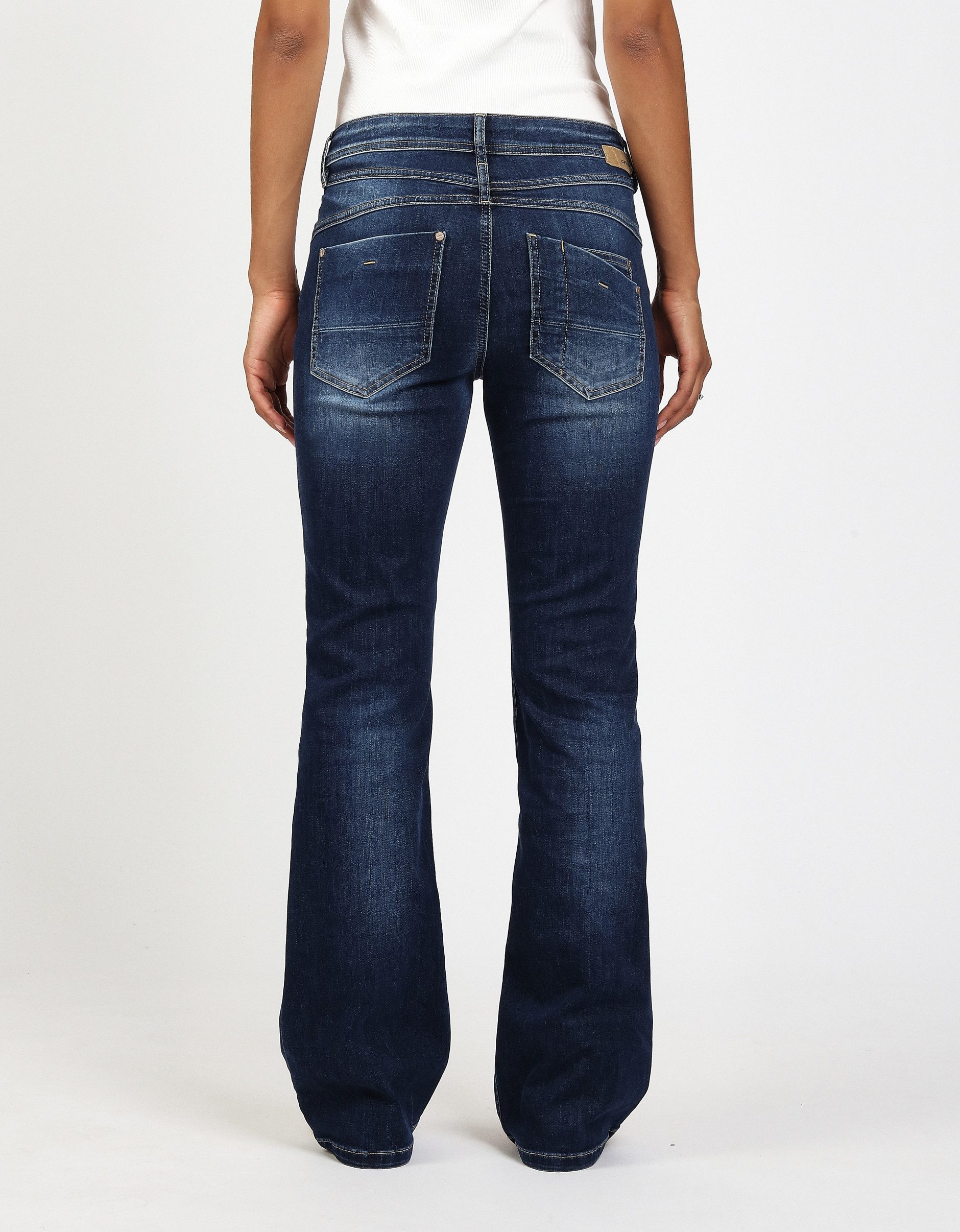 GANG Bequeme Jeans 94AMELIE FLARED flared fit BLUE BASE USE