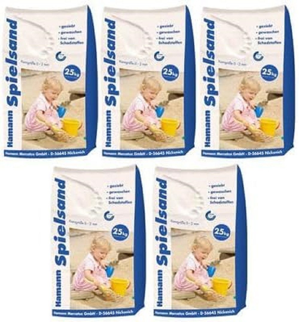 Hamann Mercatus GmbH Spielsand Hamann Mercatus Spielsand Classic 5 x 25 kg