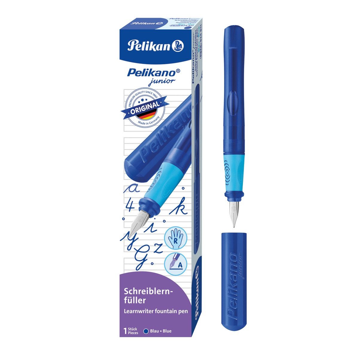 Pelikan Füller Pelikan Schulfüller Pelikano Junior RH A blau Faltschachtel