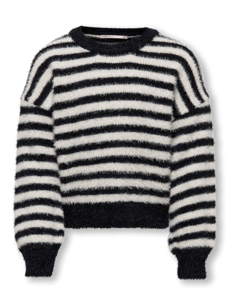 KIDS ONLY Rundhalspullover KOGNEWPIUMO L/S PULLOVER CP KNT NOOS Kunstfaser