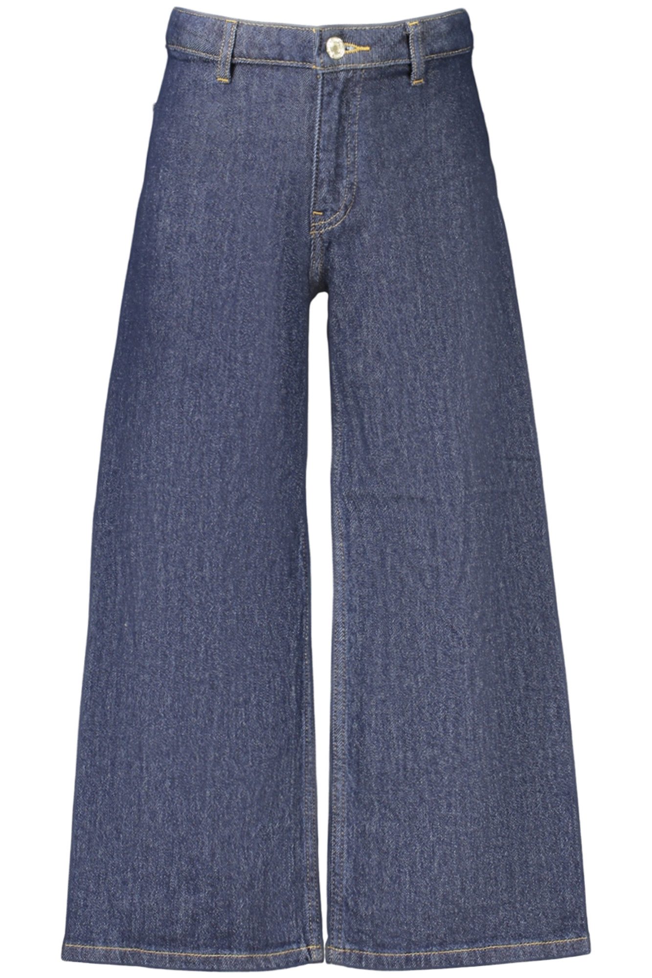GUESS JEANS 5-Pocket-Jeans Weite Mädchen-Denim-Jeans in Blau mit verstellbarem Elastikbund