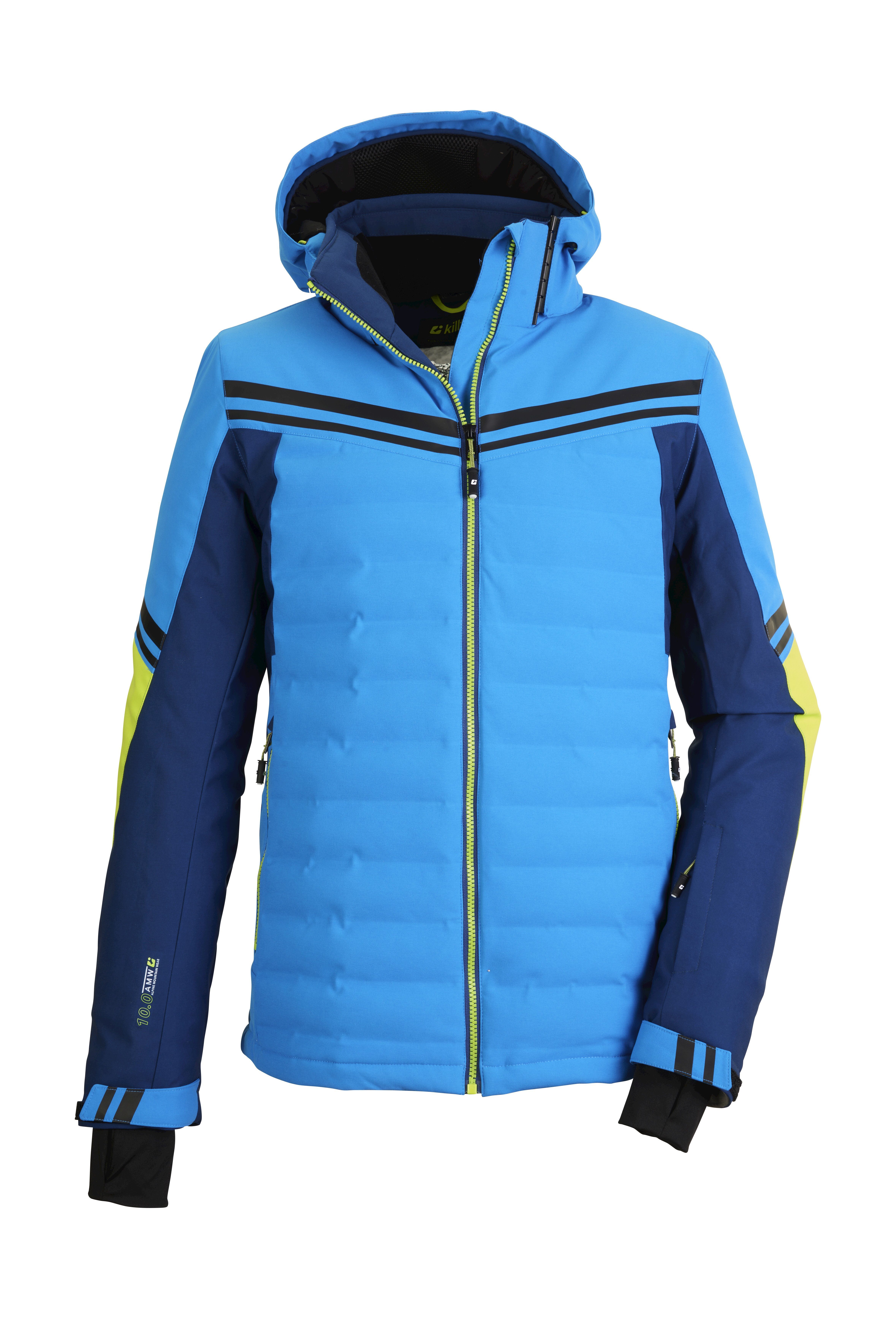 killtec Ksw 44 Mn Ski Jckt heren Ski-jack/functionele jas met afritsbare capuchon en sneeuwvanger
