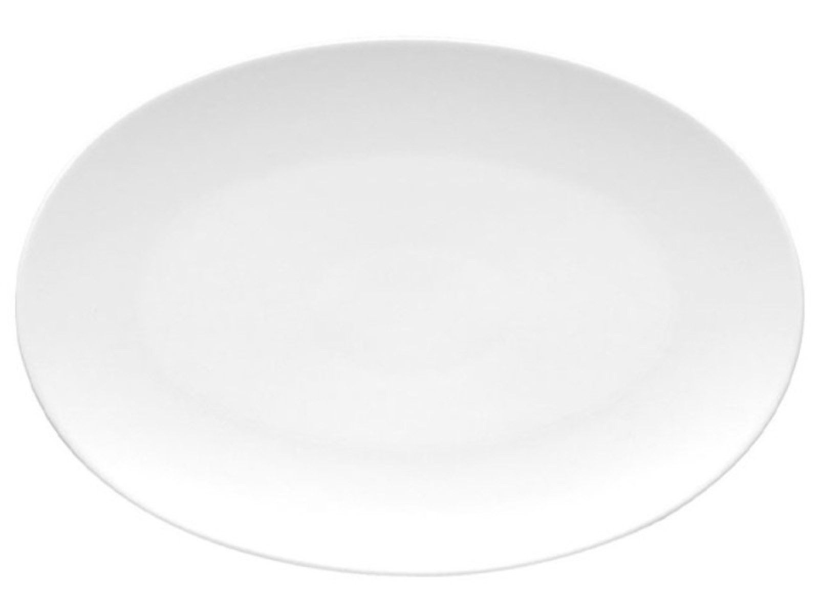 Rosenthal Servierplatte TAC Gropius Weiss Platte 25 cm, Porzellan, (Platten), Platten