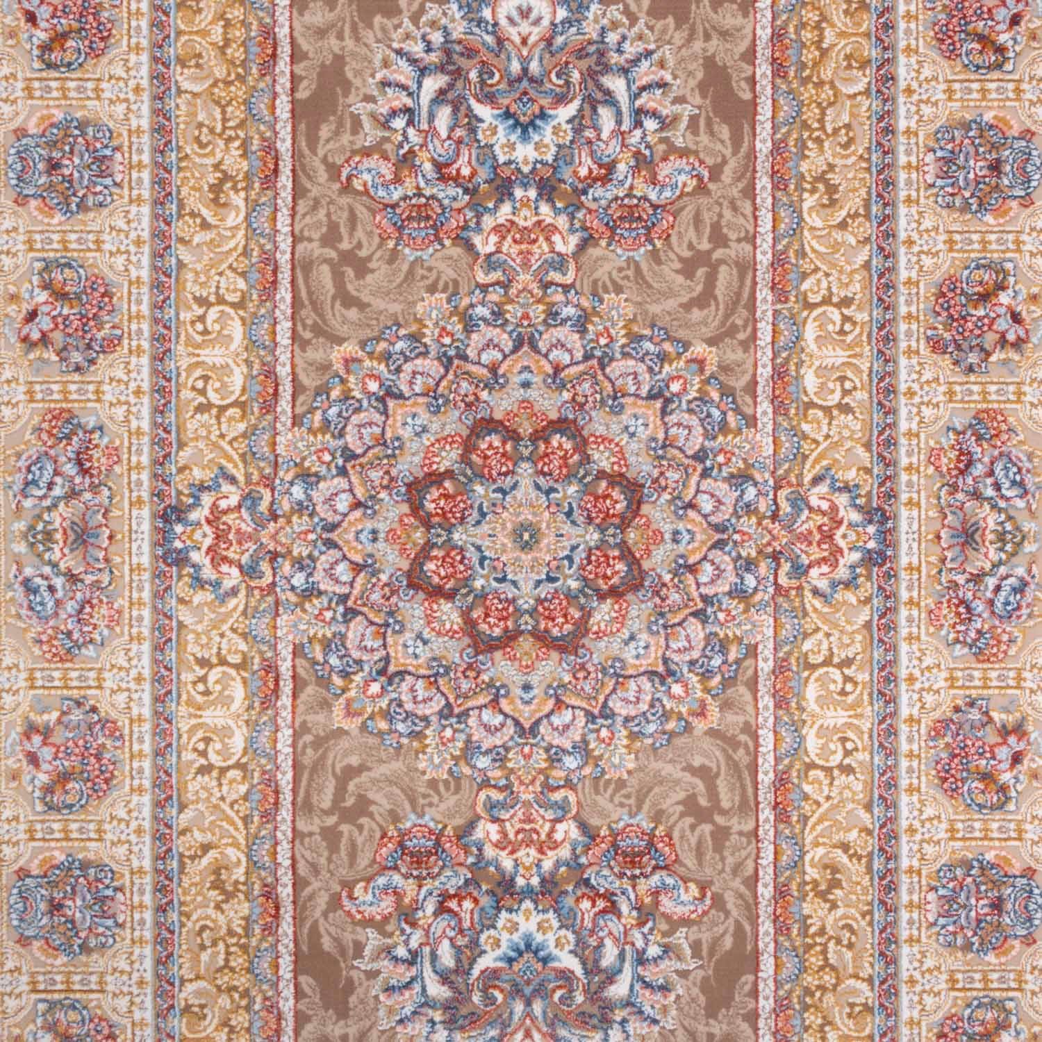 Orientteppich Orientteppich - - läufer, mm 8 rechteckig, Höhe: Akghar morgenland, Blau