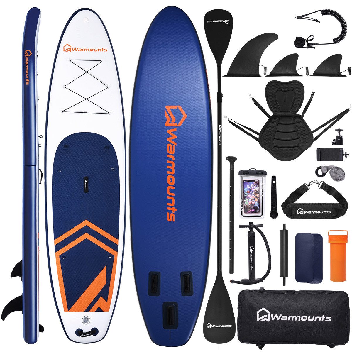 Stand Up Paddle Set 350x86x15cm bis 190kg SUP-Paddel