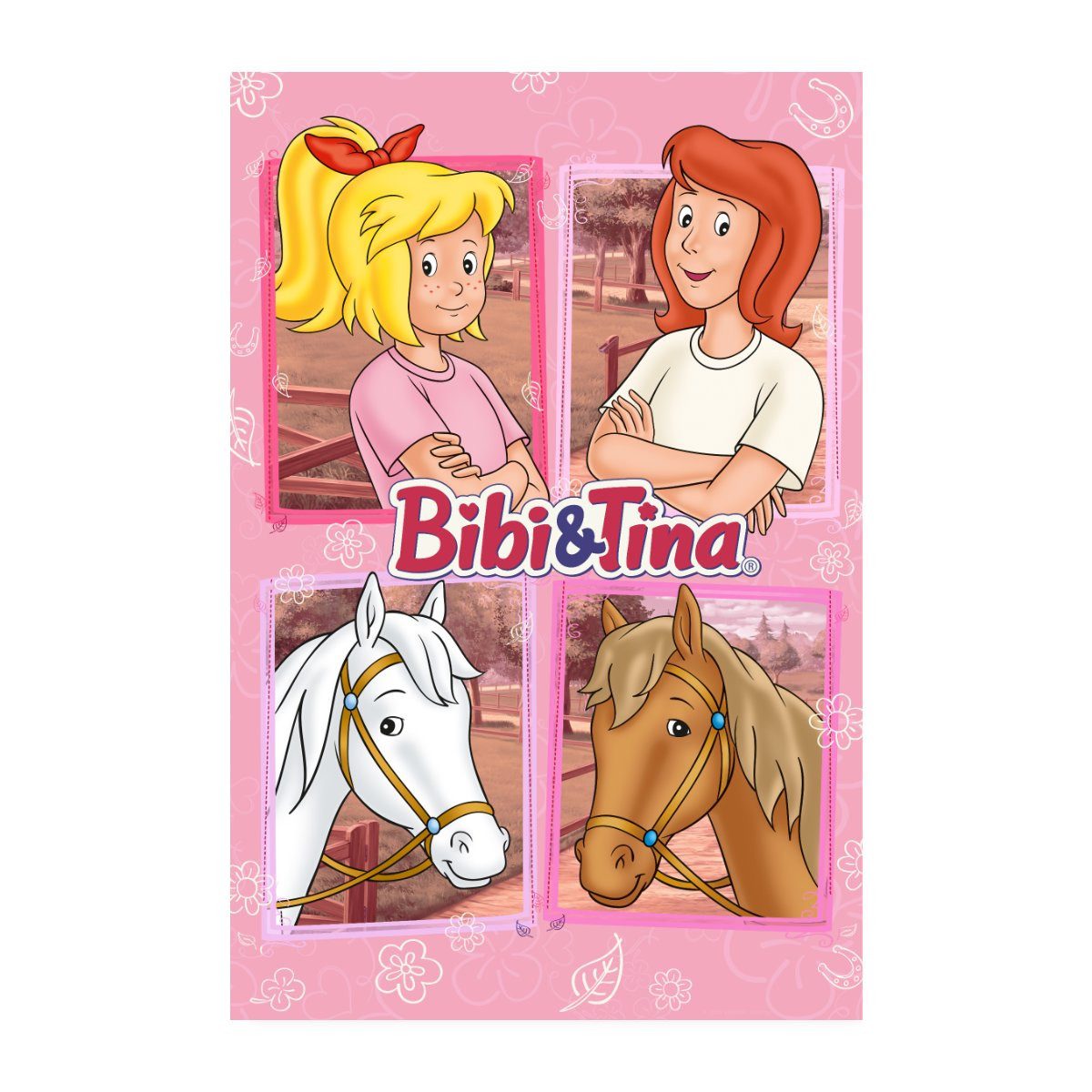 Spreadshirt Poster Bibi und Tina Kachel Poster 20x30 cm