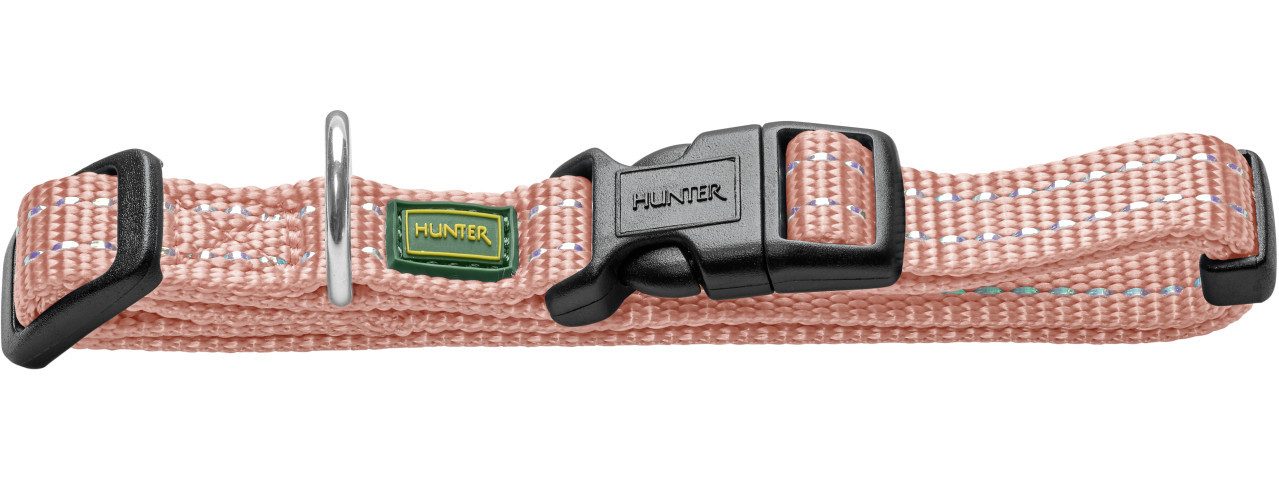 Hunter Hundehalsbandleuchte Hunter Hundehalsband Tripoli Vario Basic hellrosa