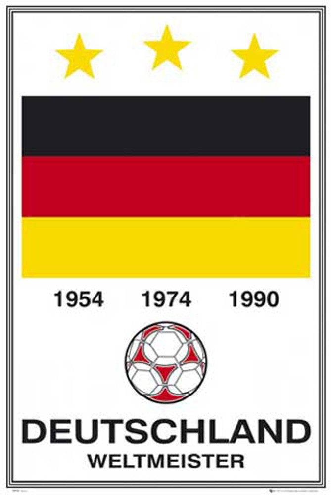 Poster Fußball - Poster - Deutschland Weltmeister