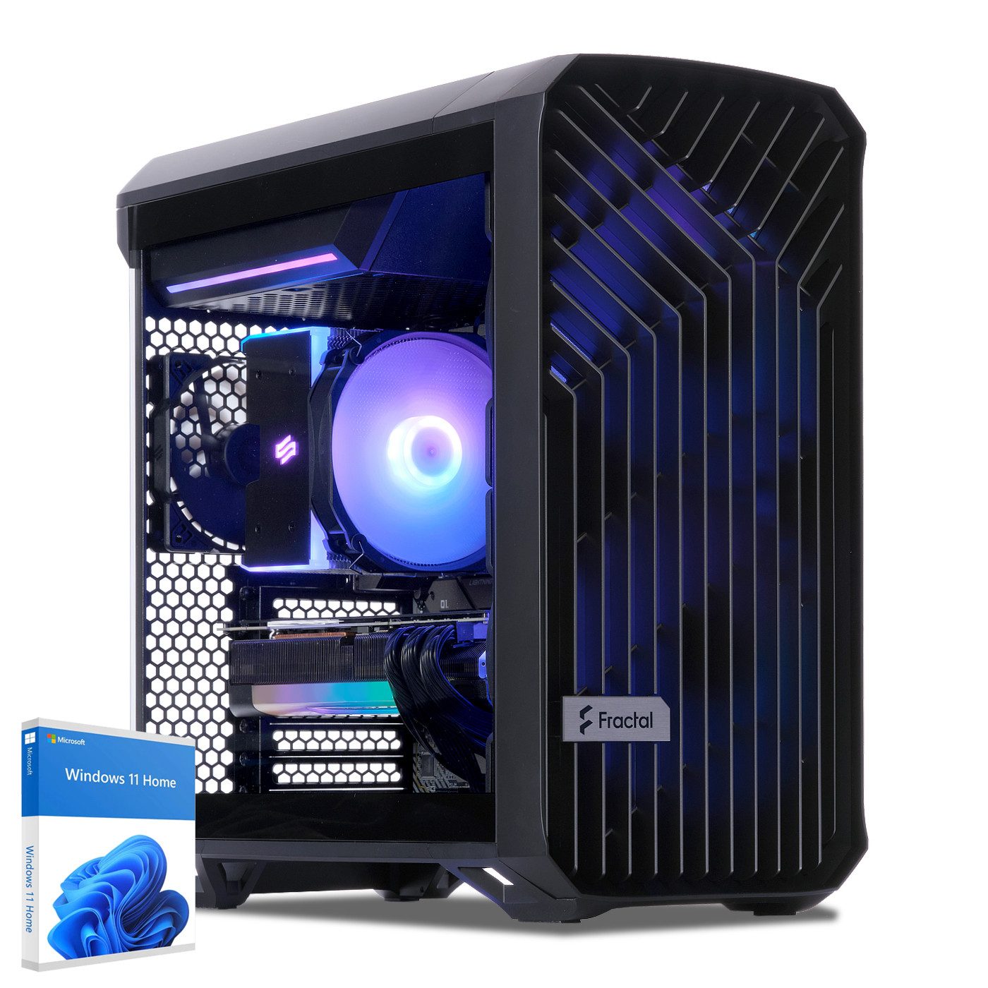 Sedatech UCC2229I1I1HF - Workstation Business-PC (AMD Ryzen 7 9700X 8x 3.8GHz (max 5.5GHz), Geforce RTX4060 8GB, 32 GB RAM, 2000 GB SSD, Wifi 867Mbits ax)