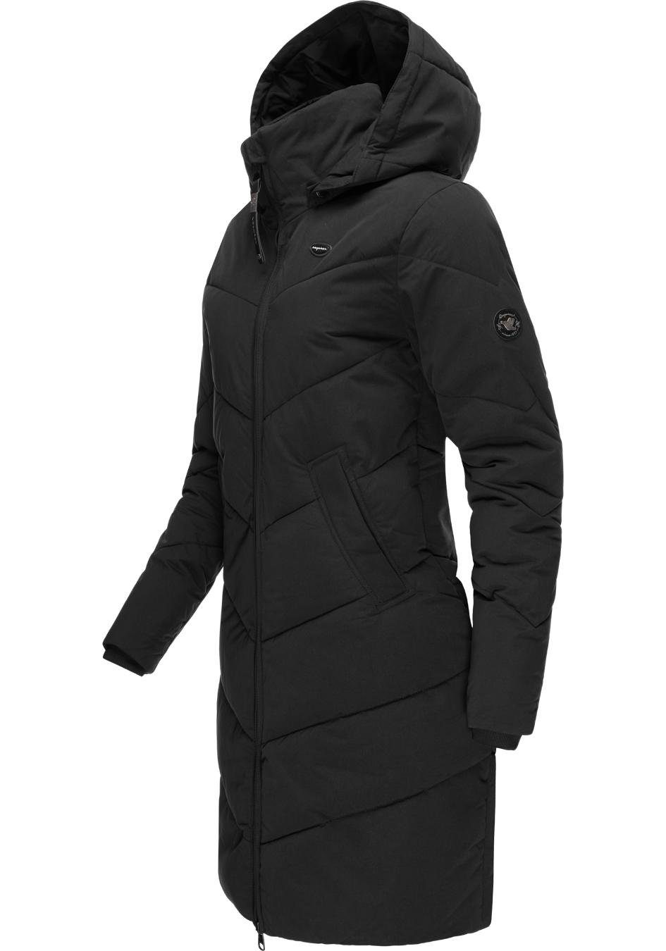 Beförderungsangebot Ragwear Wintermantel Intl. mit Damen Wintermantel großer mit Rebelka abnehmbarer Kapuze Winterparka Angesagter abnehmbarer II Kapuze, wasserdichter