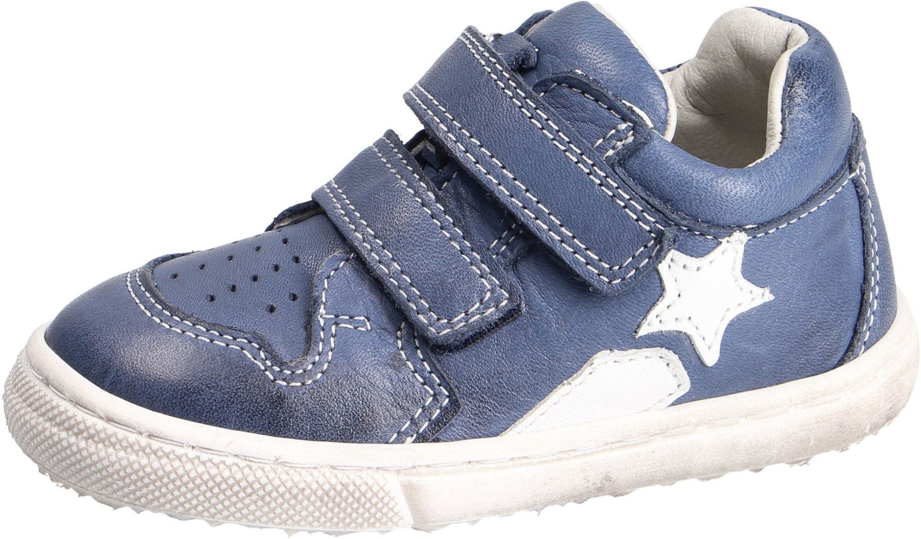 Nappa blu/weiss Kaltfutter M