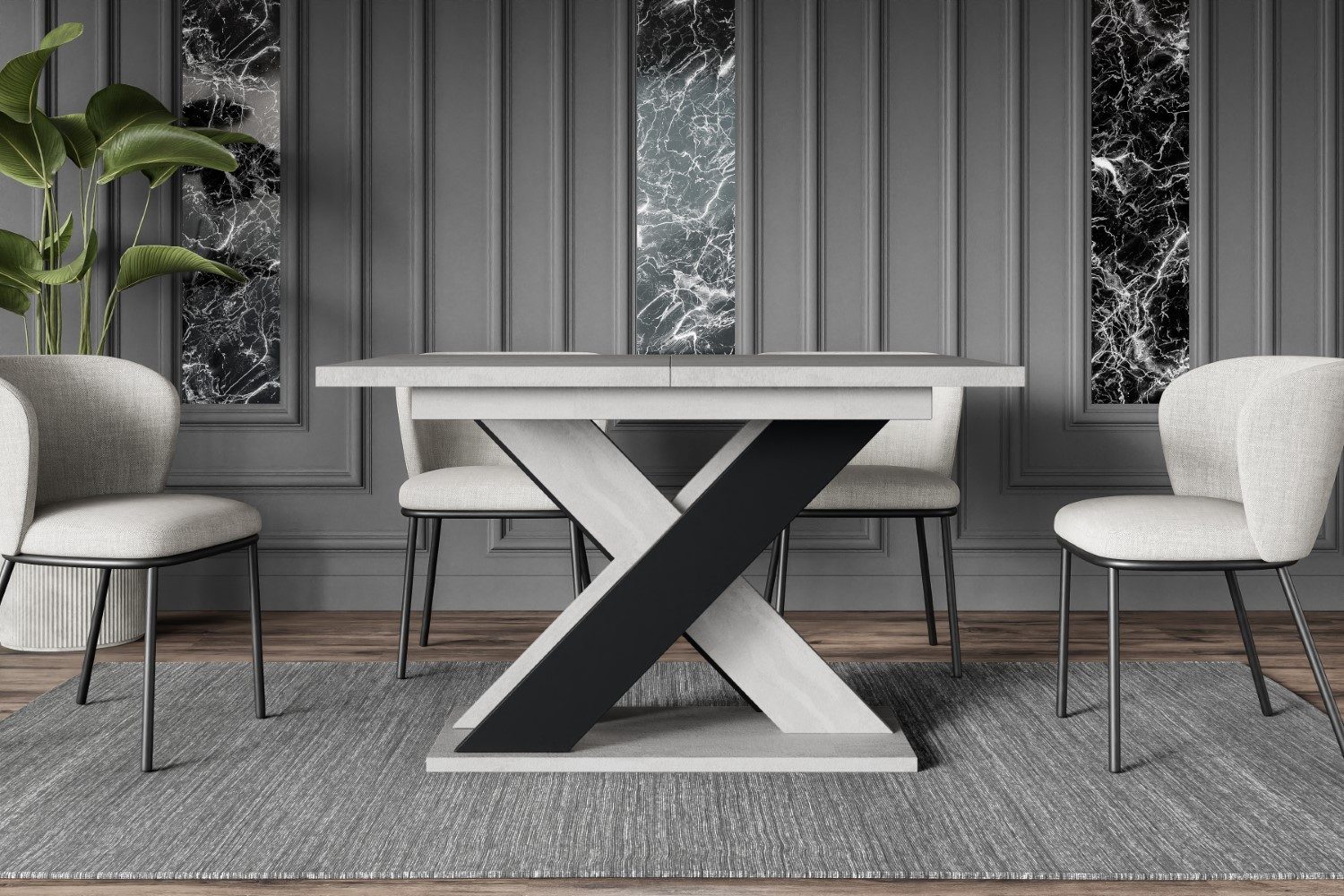 ALTDECOR Esstisch AOX (Esstisch ausziehbar, Esszimmertische, günstig online kaufen