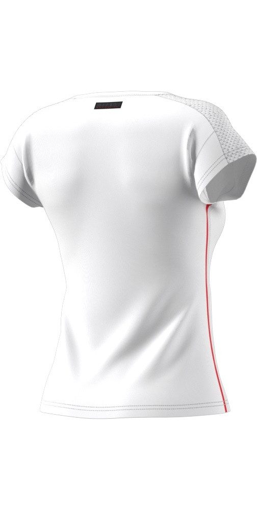 adidas Performance Tennisshirt Barricade #18 weiss Damen