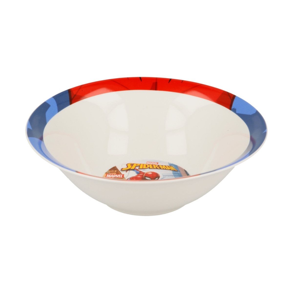 Spiderman Kindergeschirr-Set Snack Set 3 teilig aus Keramik mit Teller Schale und Tasse Geschenkbox (3-tlg), 1 Personen, Keramik, 3-Teilig – Bild 5 von 5