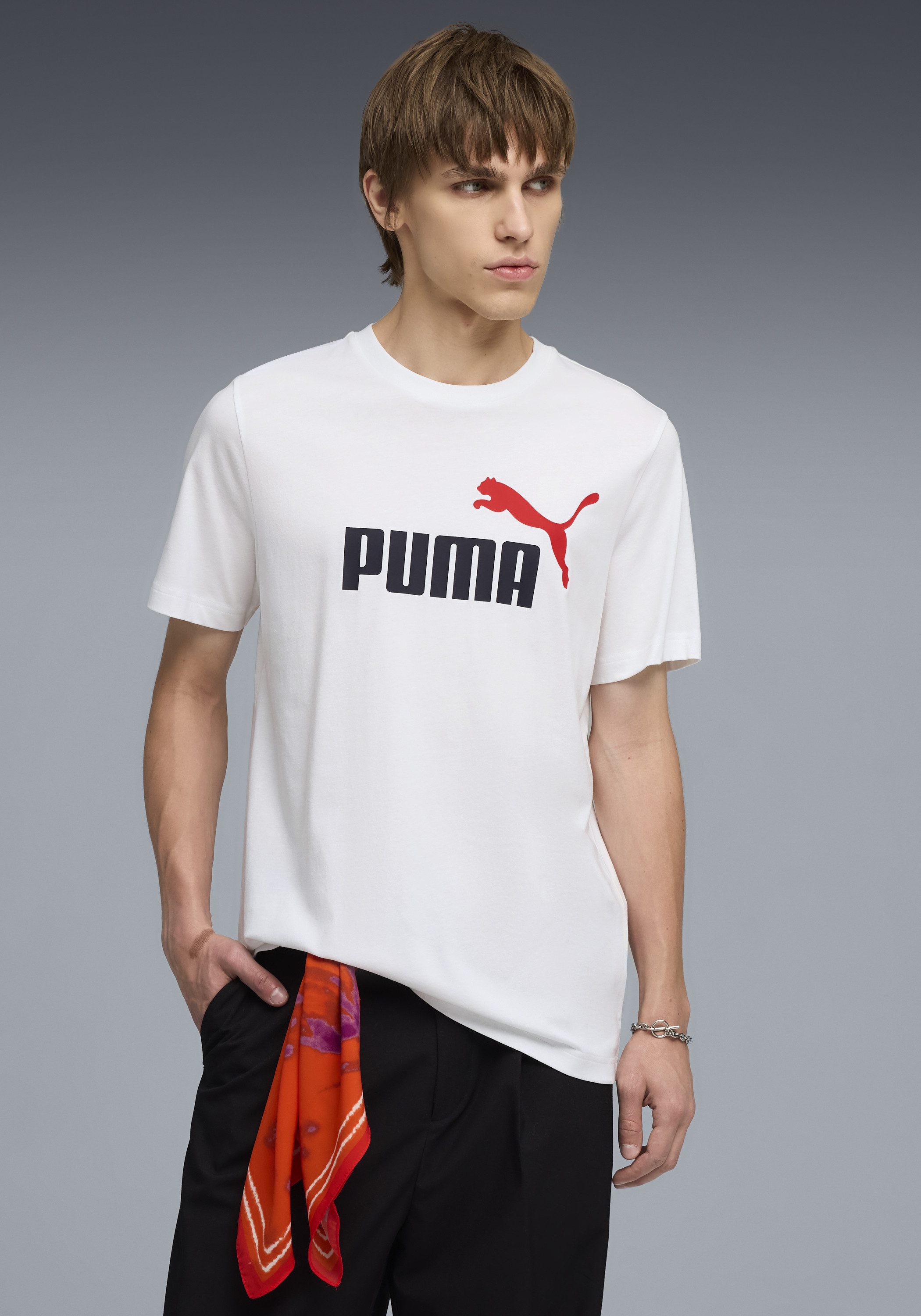 PUMA T-Shirt GRAPHICS 2 COLOR NO. 1 LOGO TEE Regular Fit, Kurzarm, Rundhals günstig online kaufen