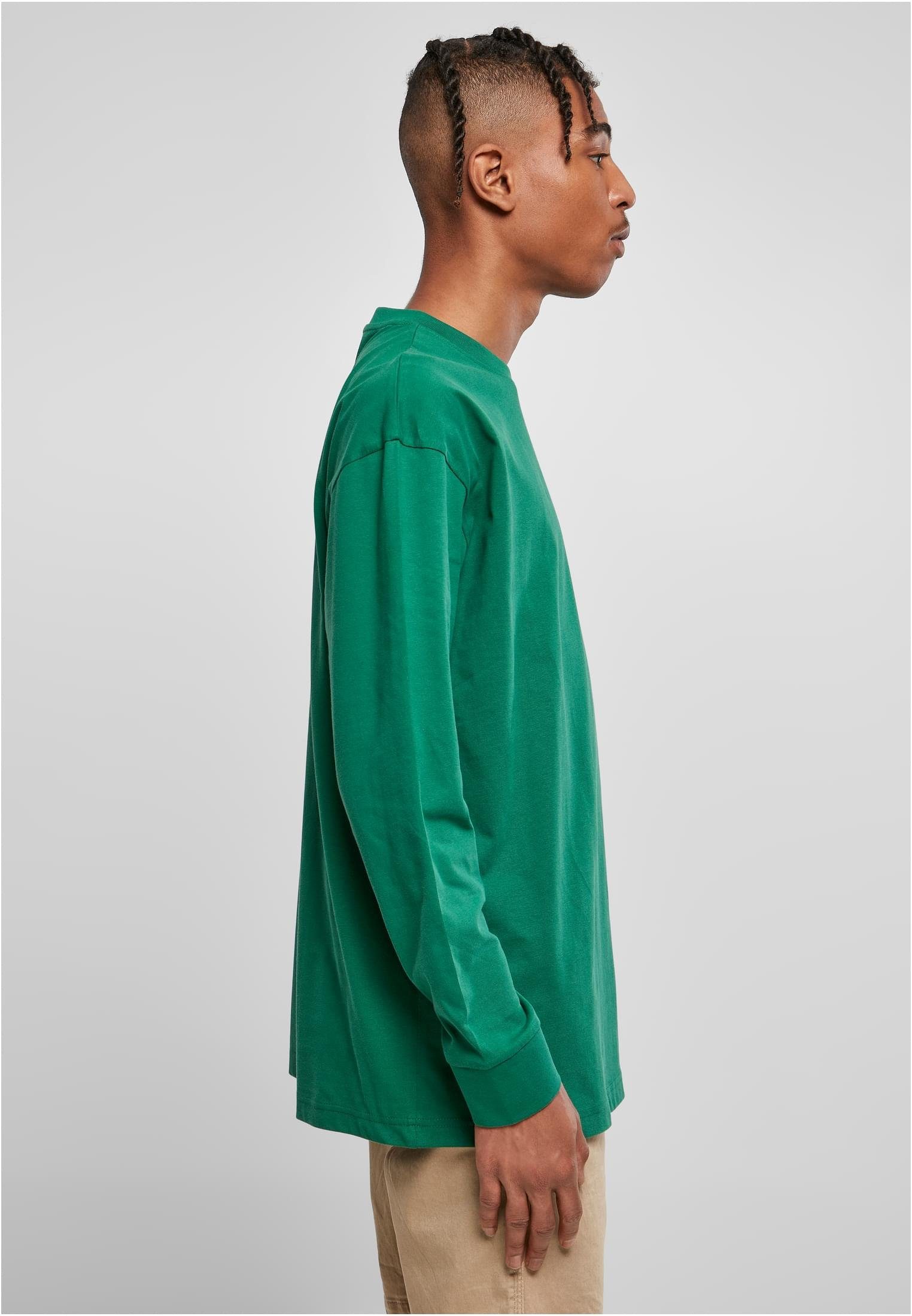 URBAN CLASSICS T-Shirt Herren Oversized Heavy Longsleeve Pocket green (1-tlg)