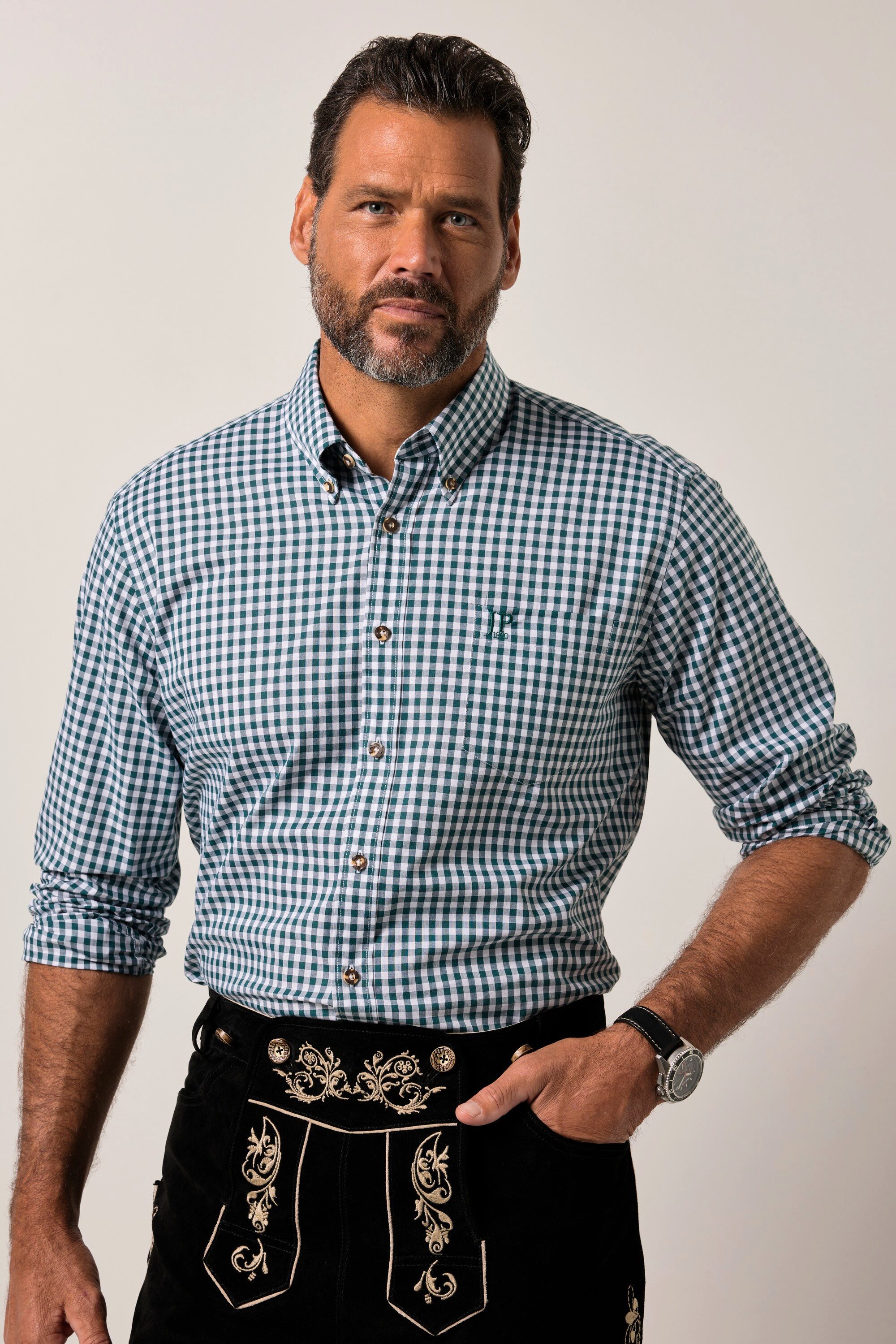 JP1880 Businesshemd JP1880 Karohemd Tracht Langarm günstig online kaufen