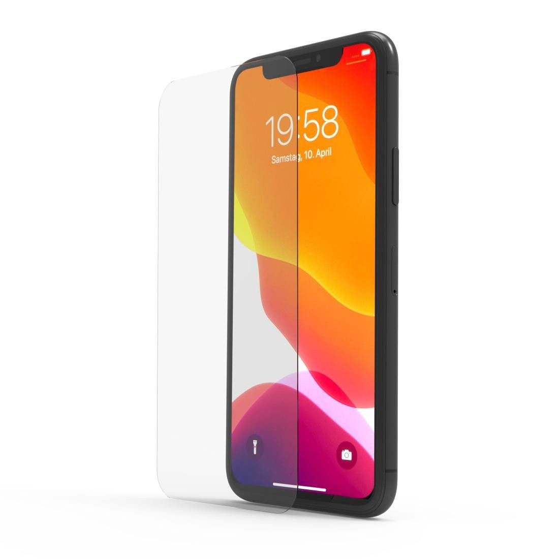 Hama Displayschutzglas Displayschutz für iPhone 11 (Panzerglas, ultraklar, Montagehilfe) für Apple iPhone 11