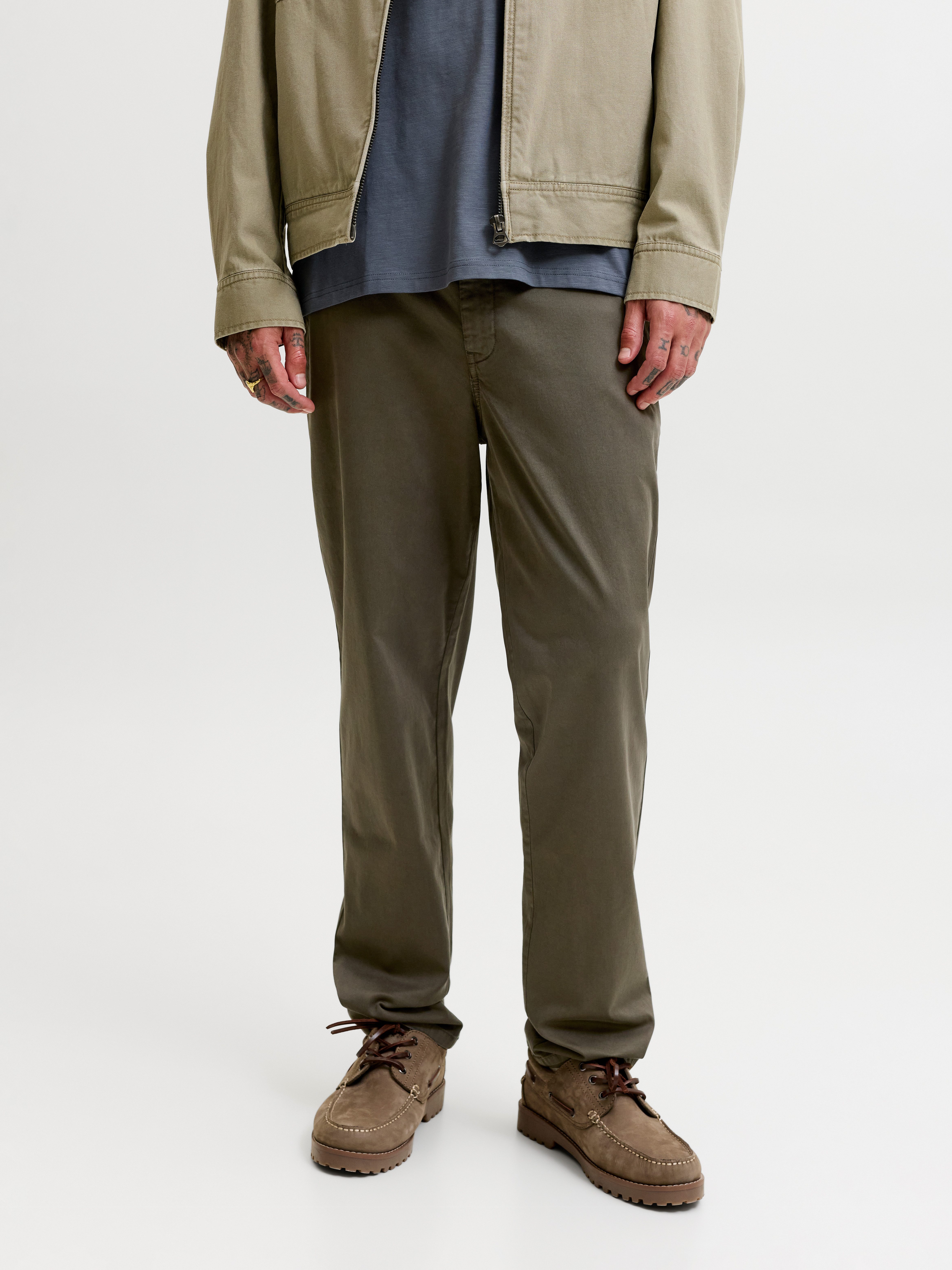 Jack & Jones Chinohose JPSTOLLIE VANCE CHINO NOOS Baumwollmischung, normal geschnitten